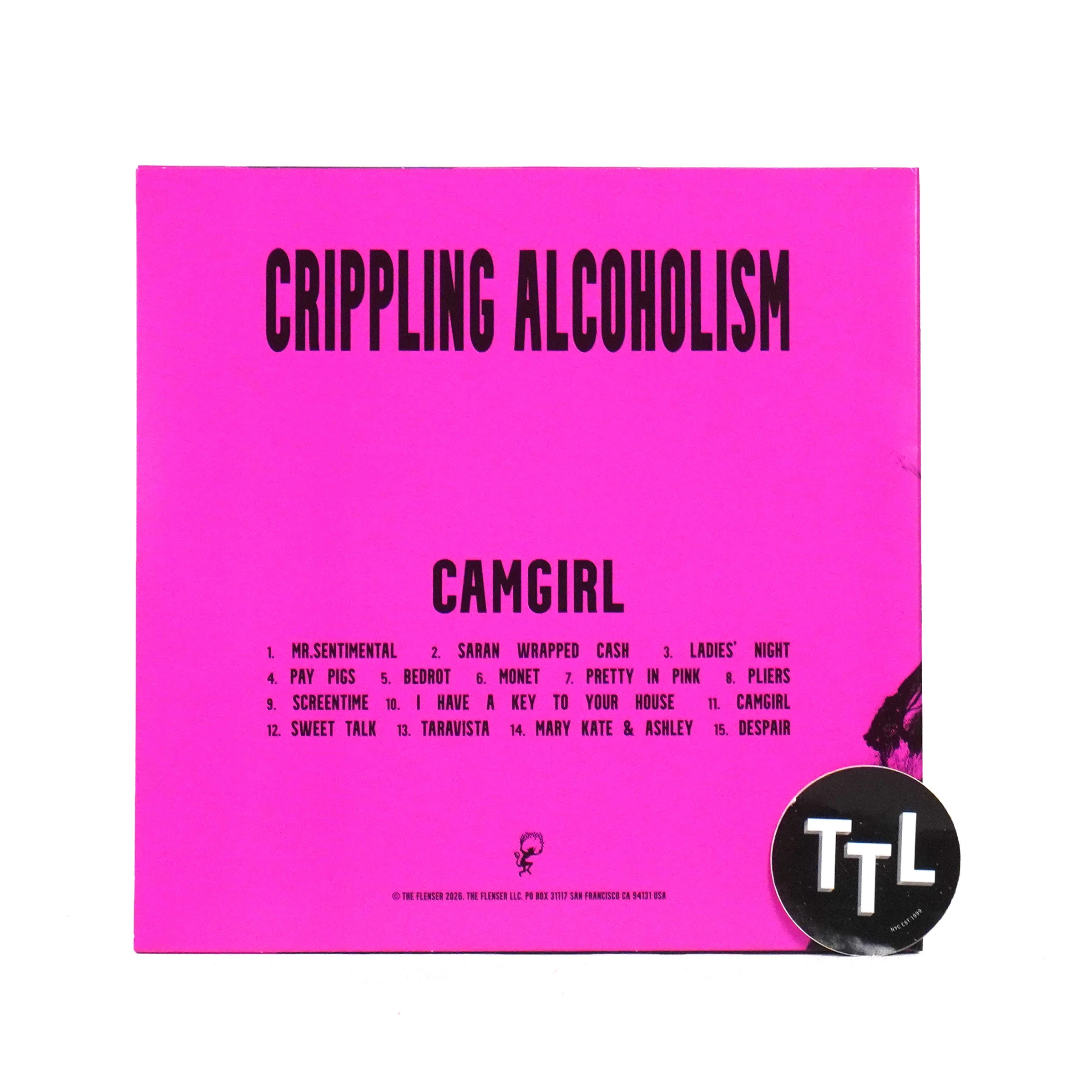 Crippling Alcoholism: Camgirl (Colored Vinyl) Vinyl 2LP - Image 3