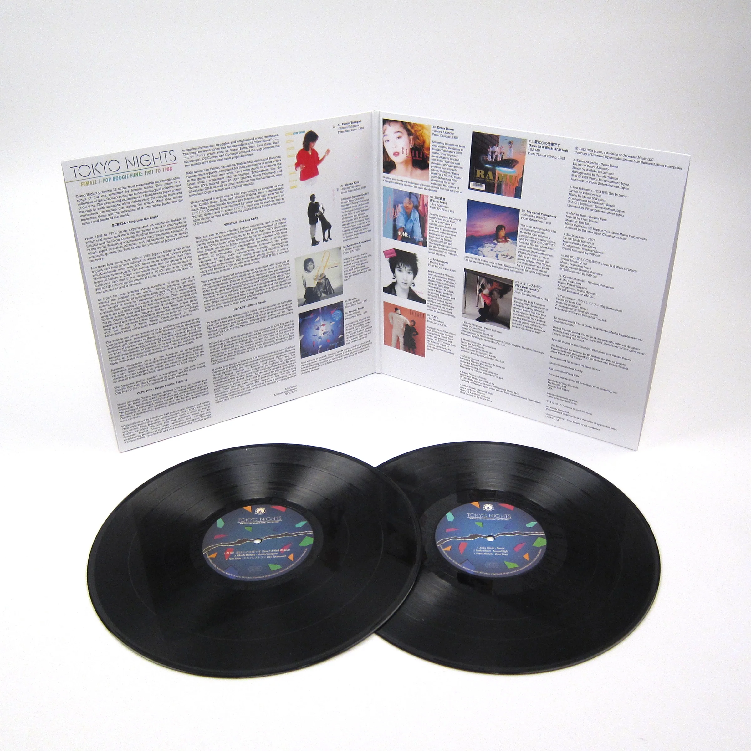 Cultures Of Soul: Tokyo Nights - Female J-Pop Boogie Funk 1981 To 1988 Vinyl 2LP - Image 2