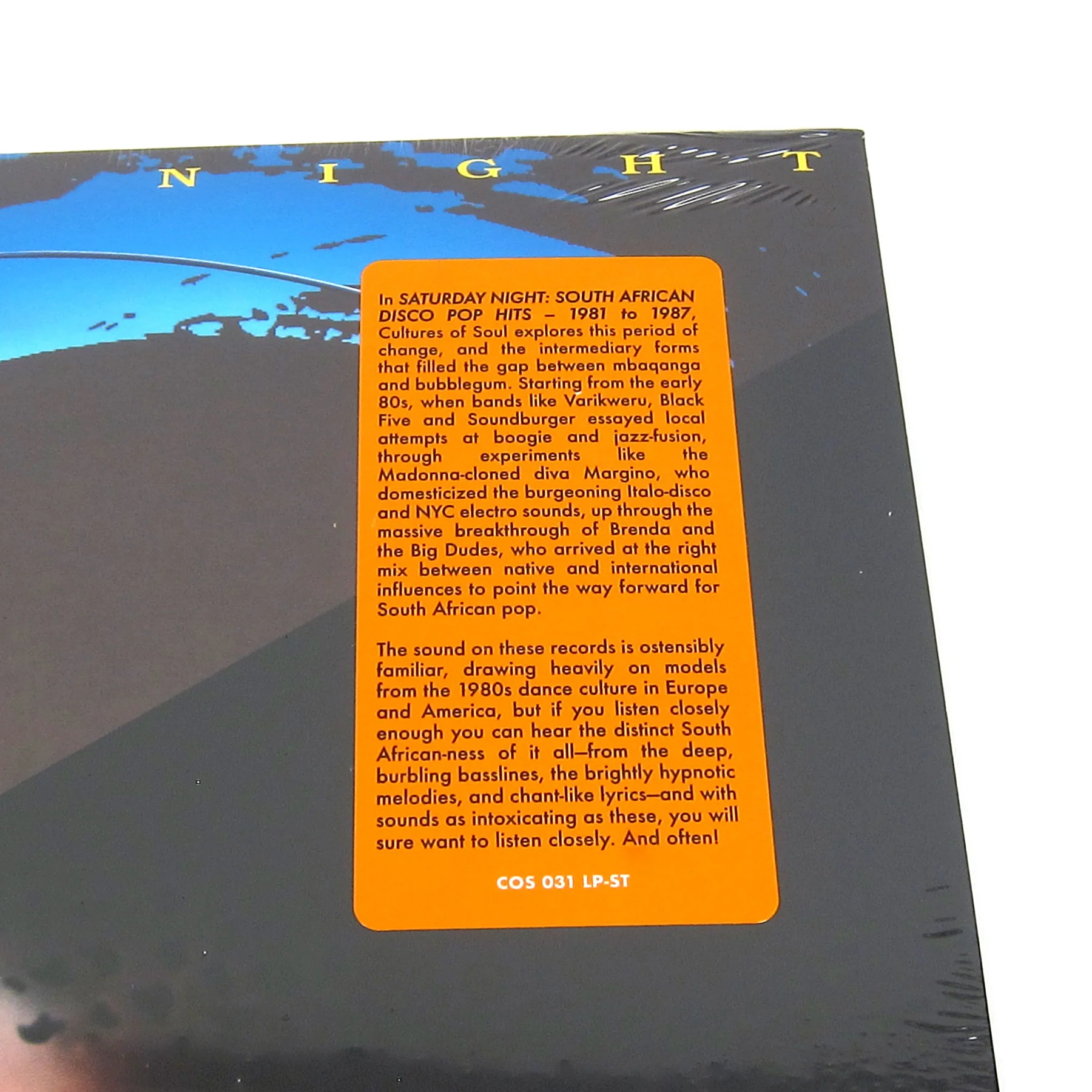 Cultures Of Soul: Saturday Night - South African Disco Pop Hits! Vinyl LP - Image 5