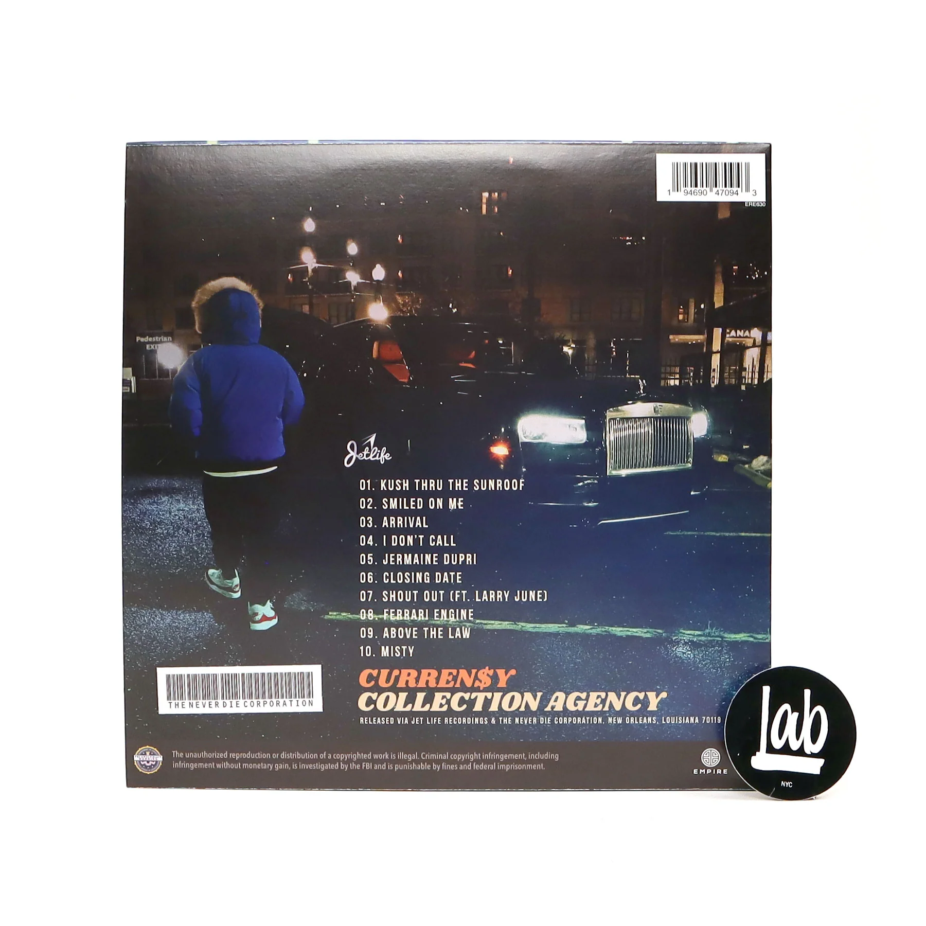 Curren$y: Collection Agency (Colored Vinyl) Vinyl LP - Image 3