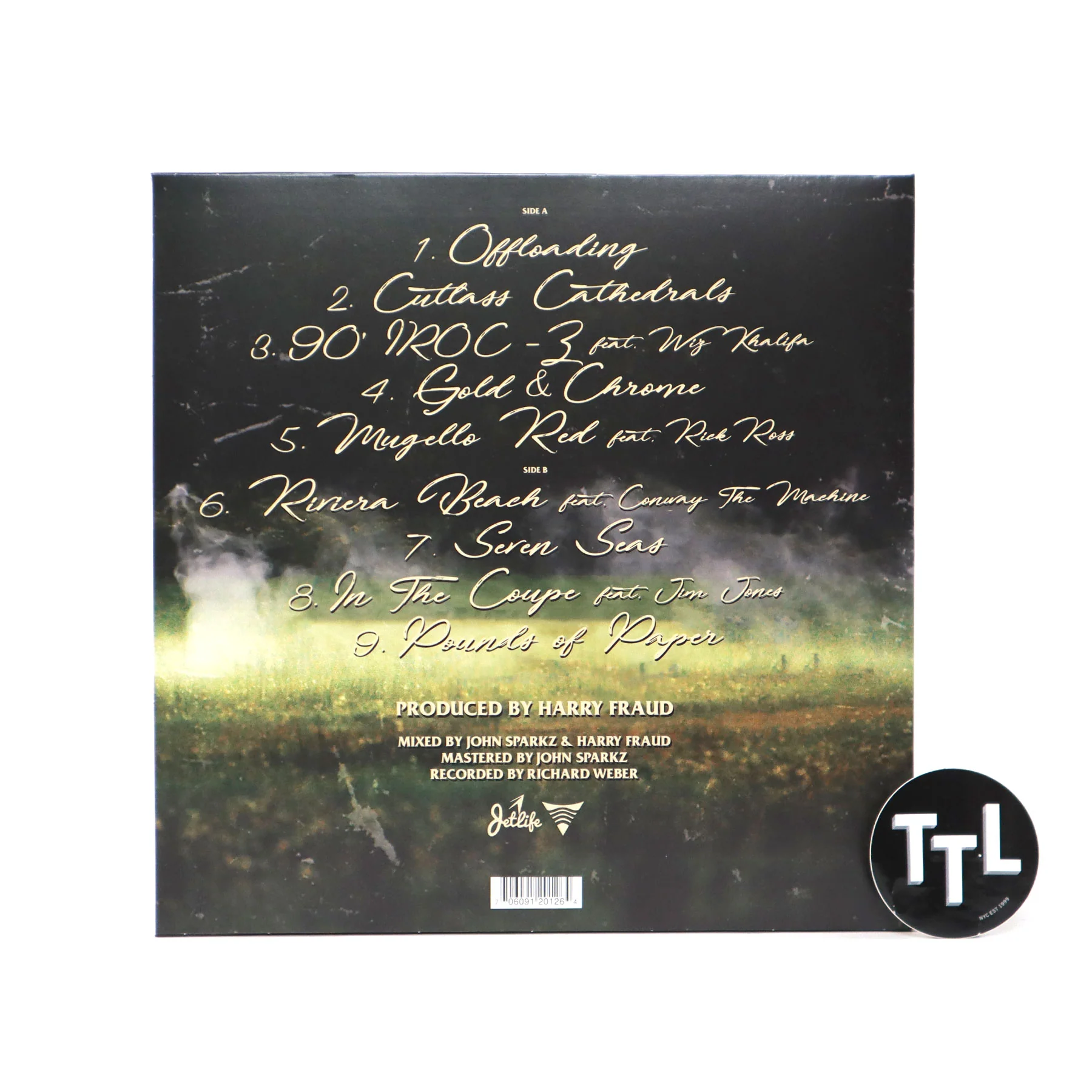 Curren$y & Harry Fraud: The OutRunners Vinyl LP - Image 2