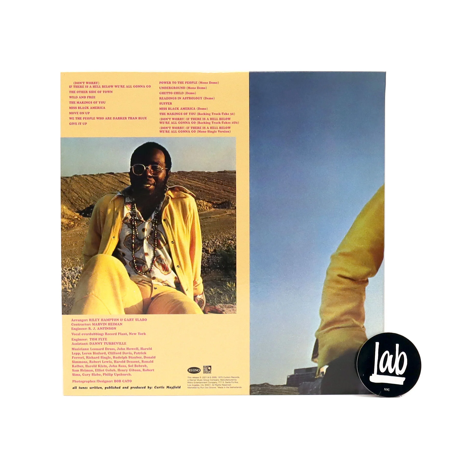 Curtis Mayfield: Curtis - 50th Anniversary Edition (Run Out Groove 180g) Vinyl 2LP - Image 3