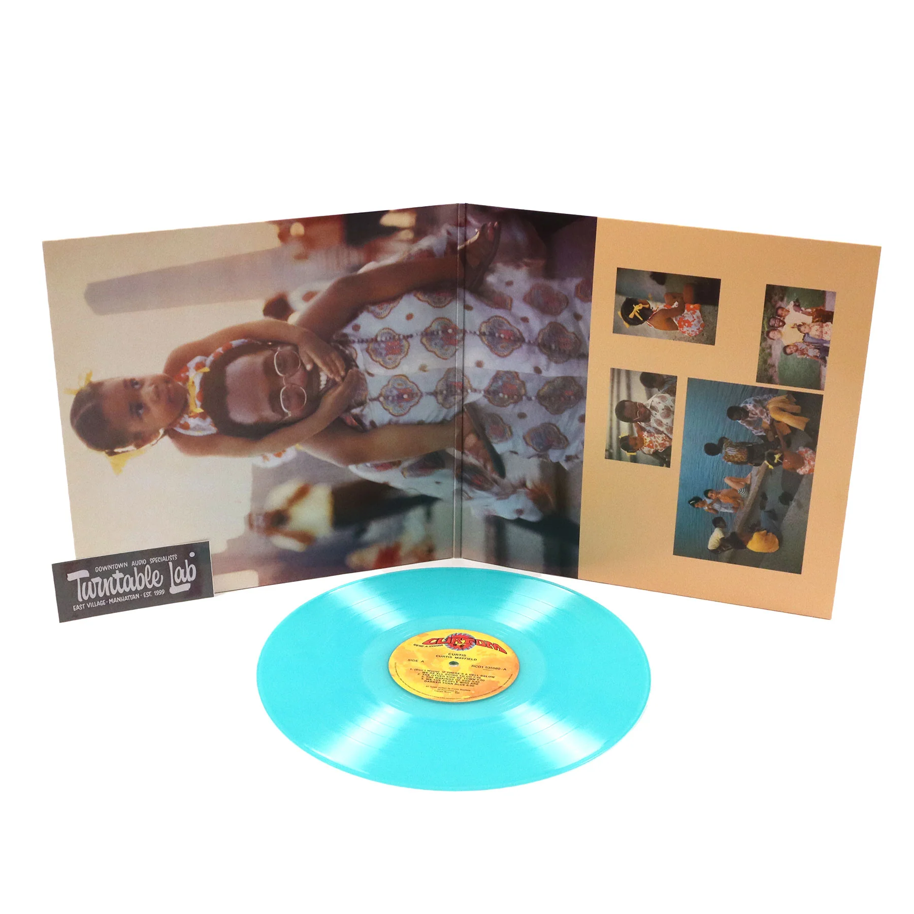 Curtis Mayfield: Curtis (Blue Colored Vinyl) Vinyl LP - Image 2