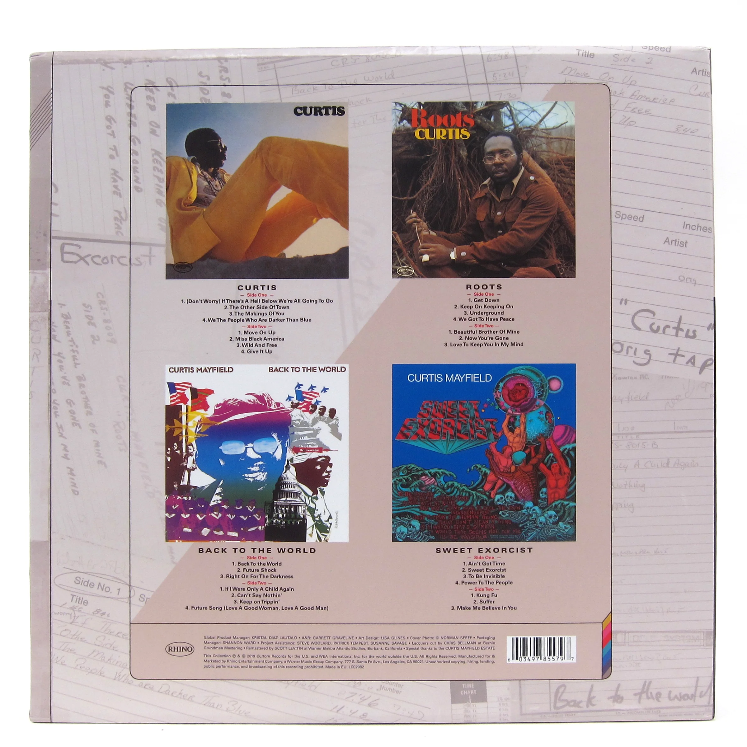 Curtis Mayfield: Keep On Keeping On - Studio Albums 1970-1974 (180g) Vinyl 4LP Boxset - Image 3