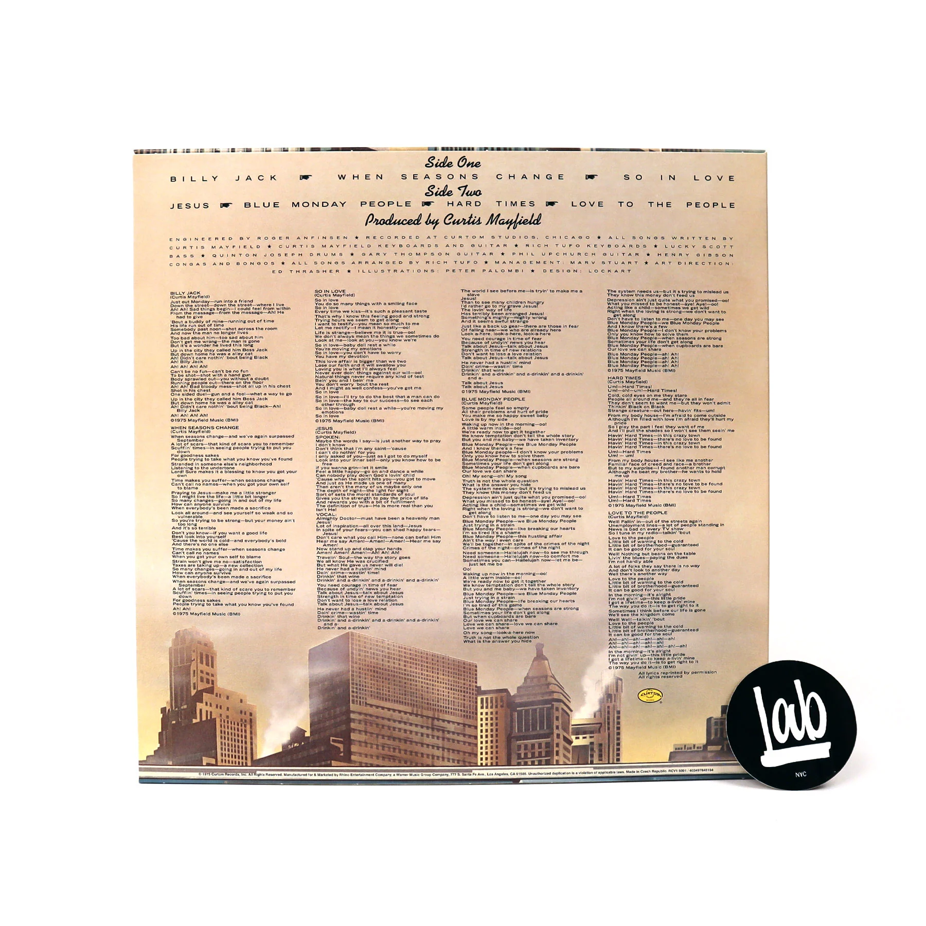 Curtis Mayfield: There's No Place Like America Today (Colored Vinyl) Vinyl LP - Image 3