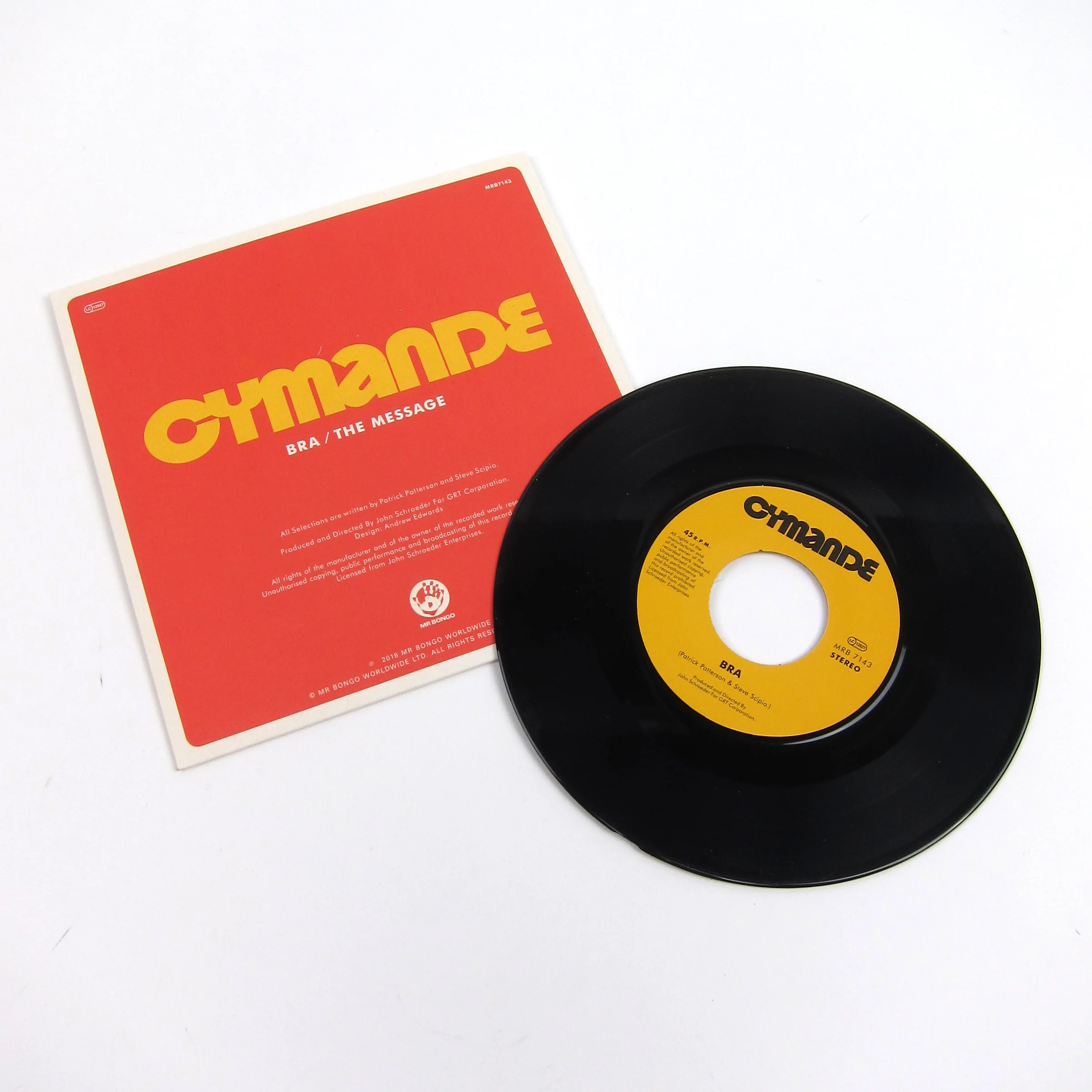 Cymande: Bra / The Message Vinyl 7" - Image 2