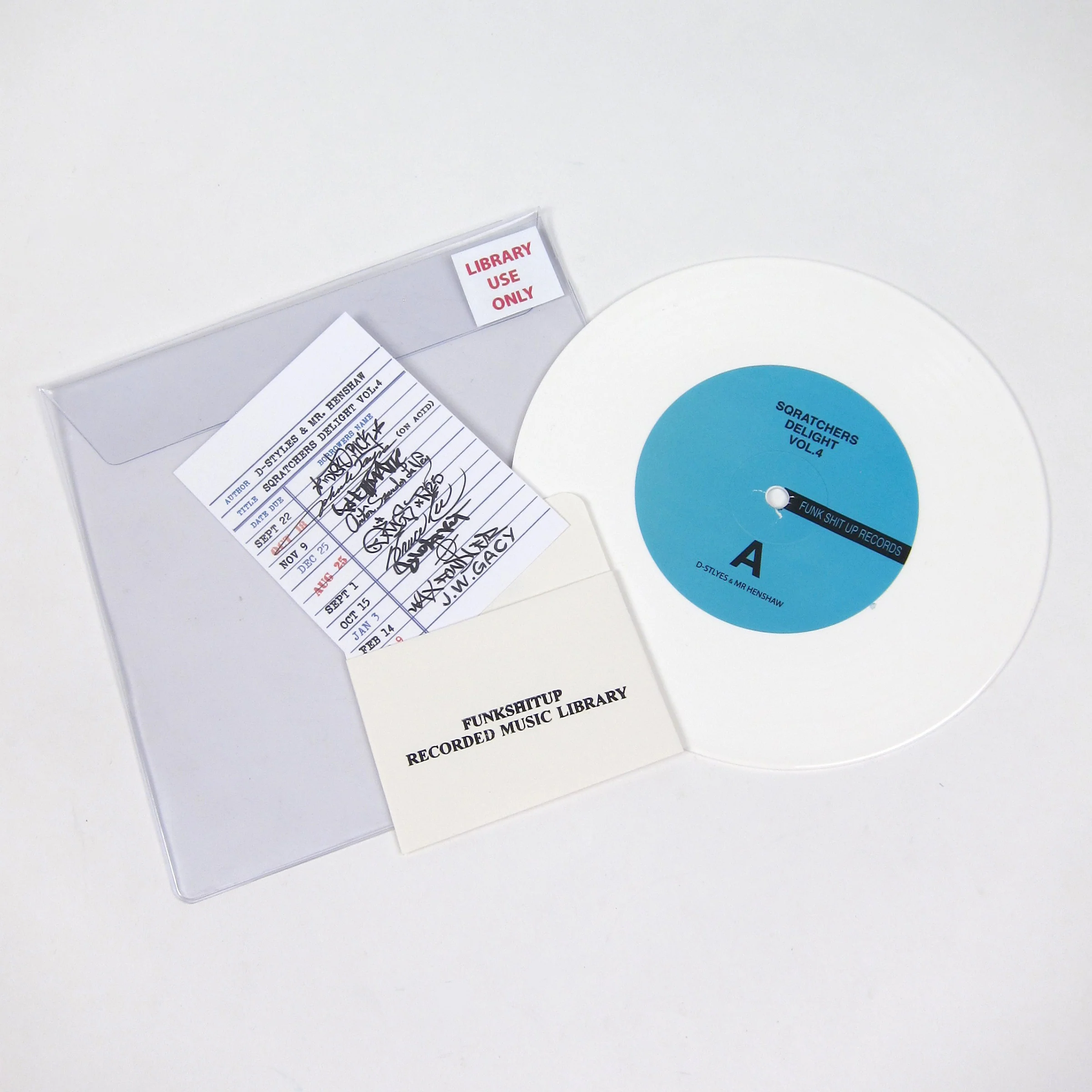 D-Styles & Mr. Henshaw: Sqratchers Delight Vol.4 (Colored Vinyl) Vinyl 7" - Image 2