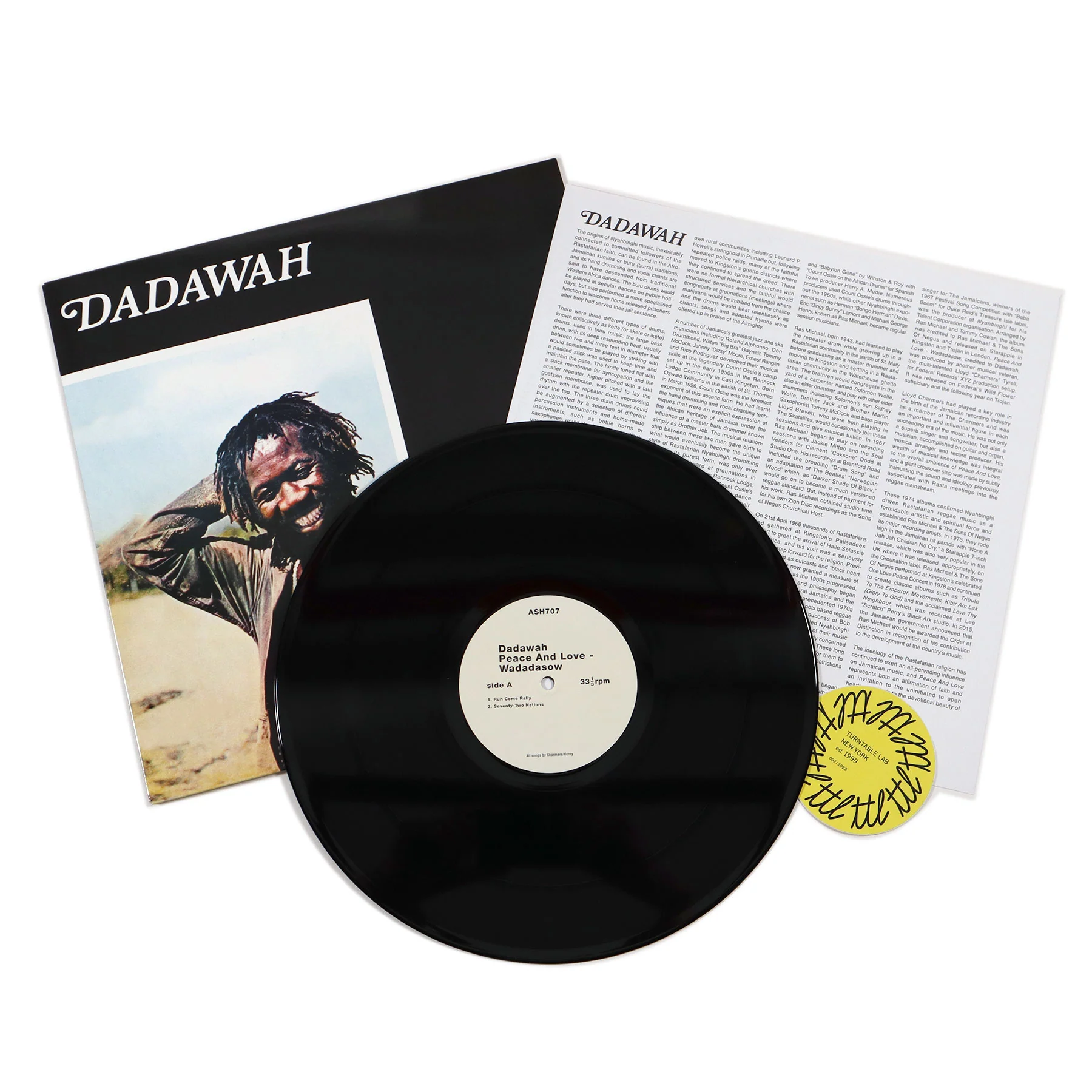 Dadawah: Peace And Love - Wadadasow Vinyl LP - Image 2