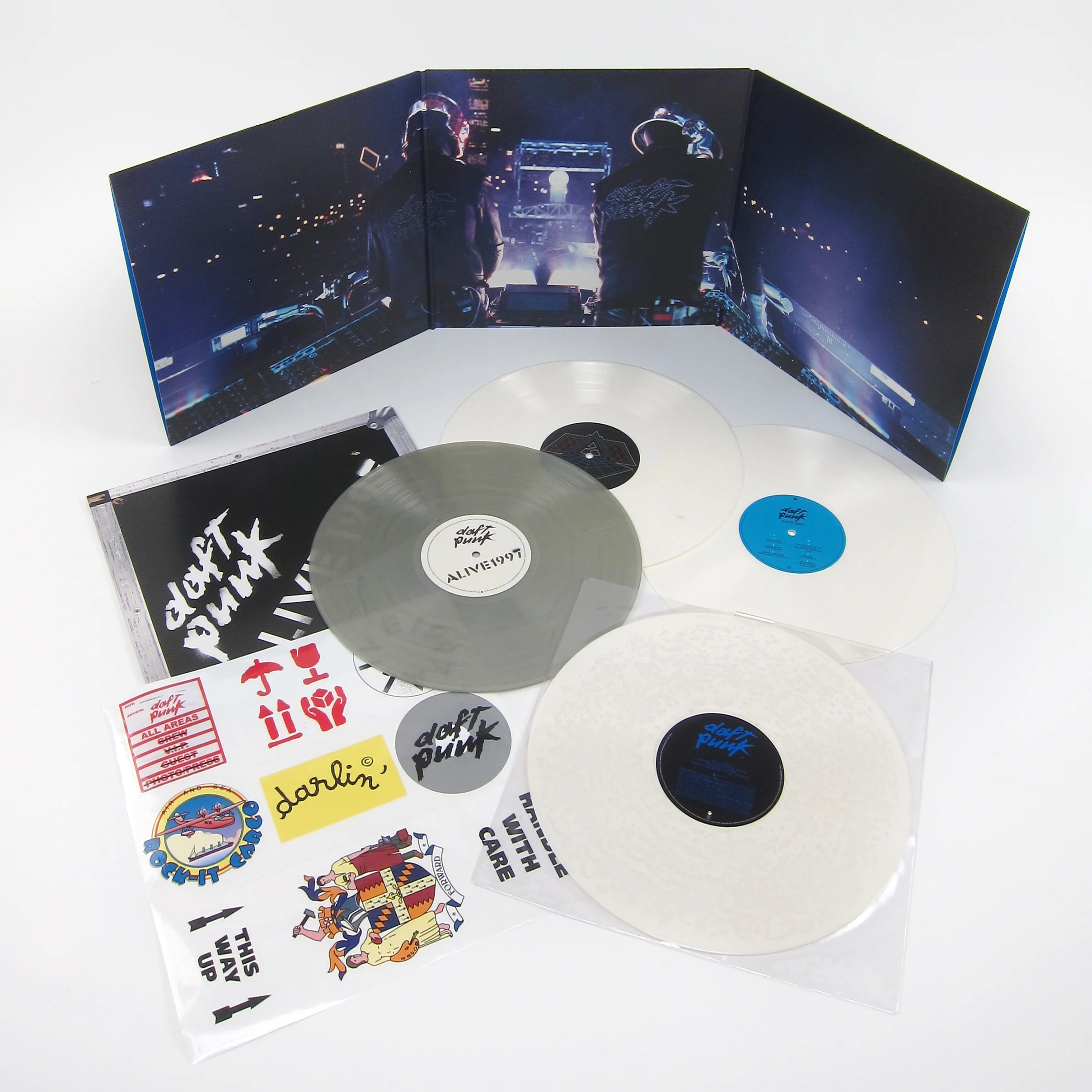 Daft Punk: Alive 1997 + Alive 2007 (180g, Colored Vinyl) 4LP Vinyl Boxset - Image 4