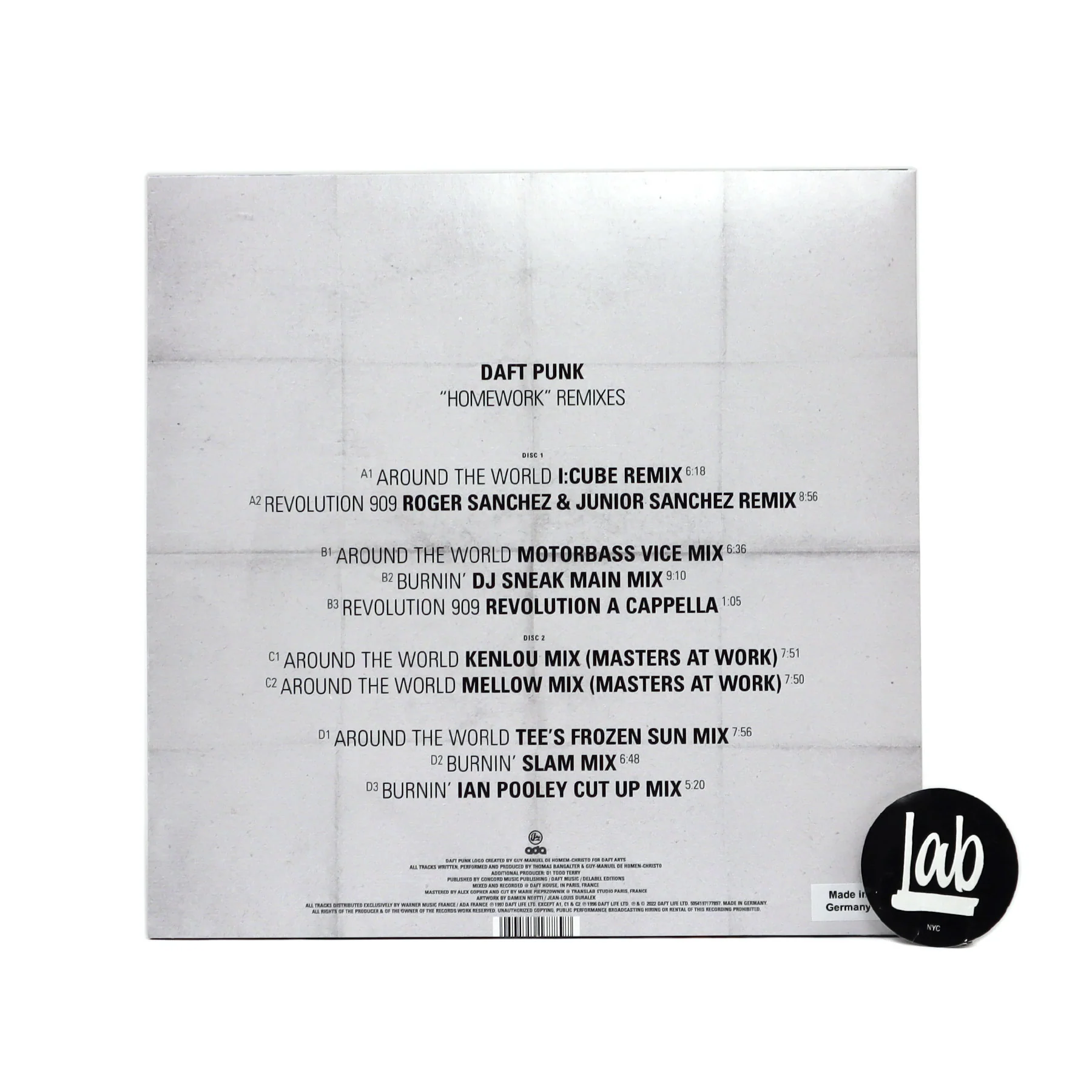 Daft Punk: Homework - Remixes Vinyl 2LP - Image 3