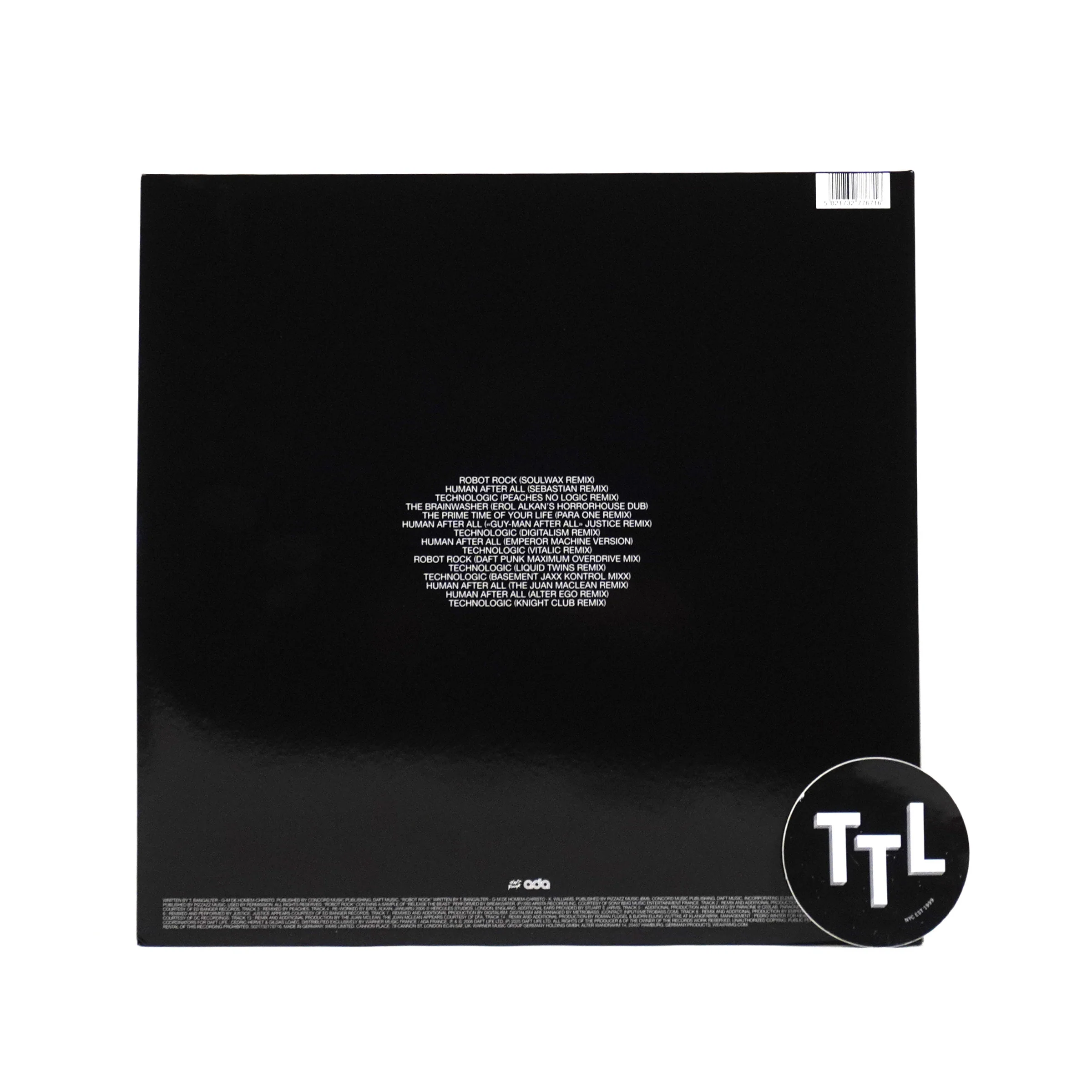 Daft Punk: Human After All Remixes (180g) Vinyl 2LP - Image 3