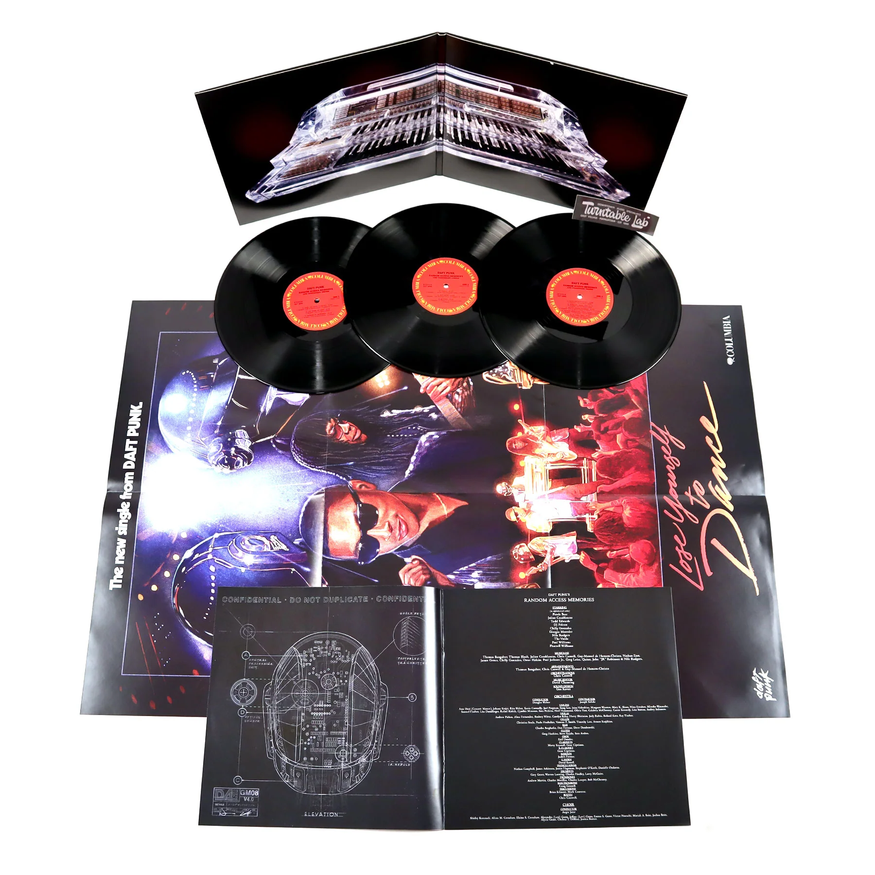 Daft Punk: Random Access Memories - 10th Anniversary Edition (180g) Vinyl 3LP - Image 2