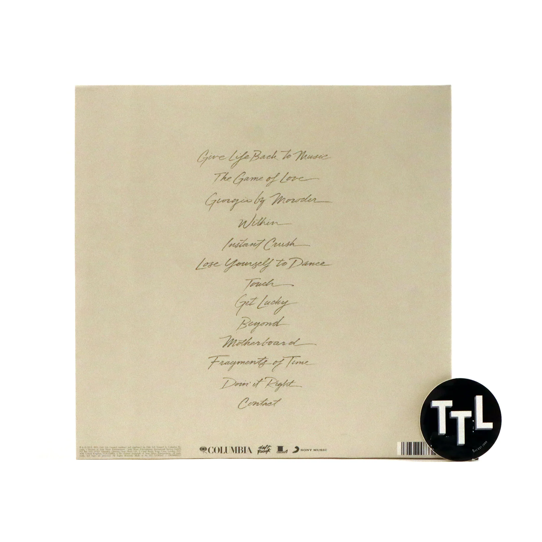 Daft Punk: Random Access Memories - Drumless Edition Vinyl 2LP - Image 3