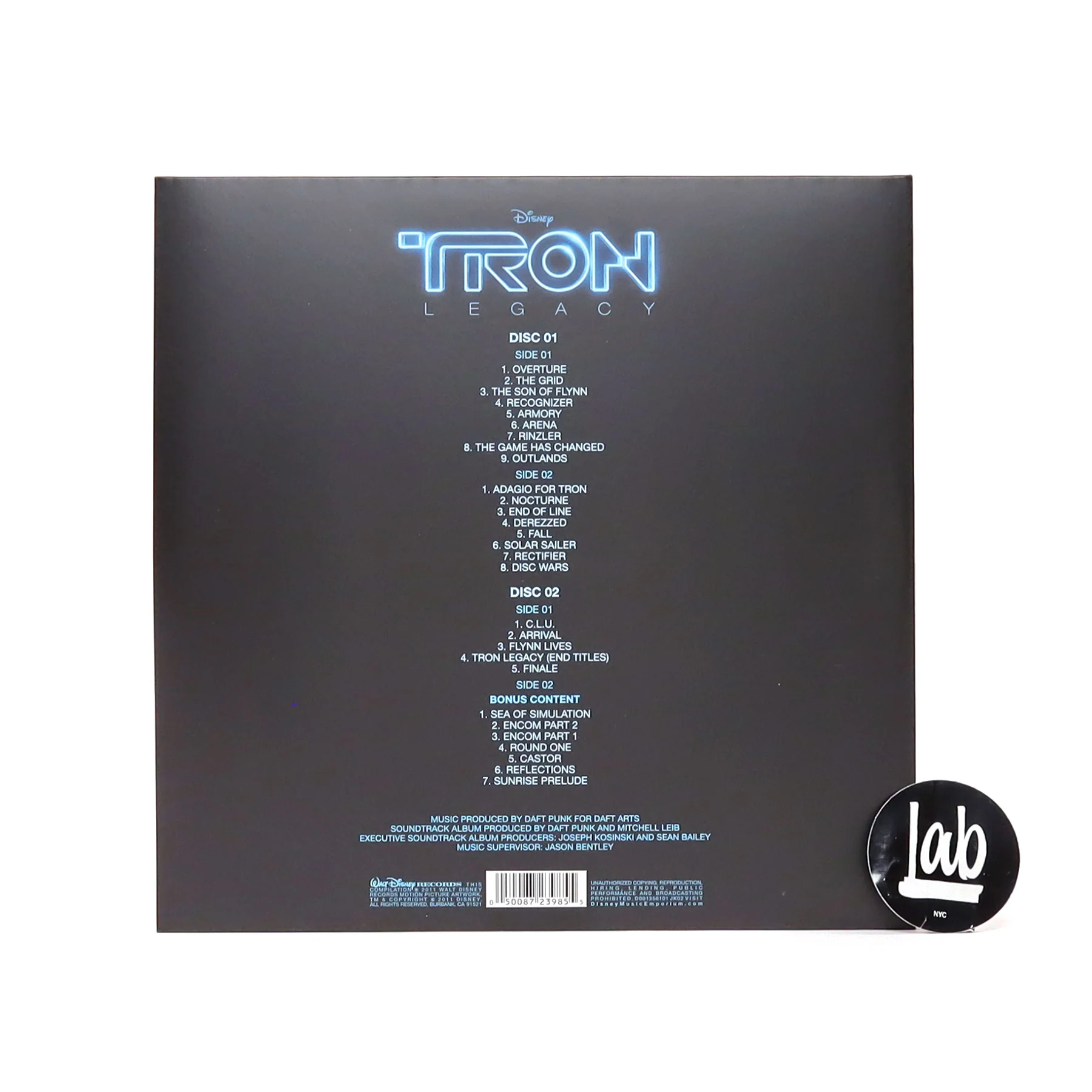 Daft Punk: Tron Legacy Soundtrack (180g) Vinyl 2LP - Image 3