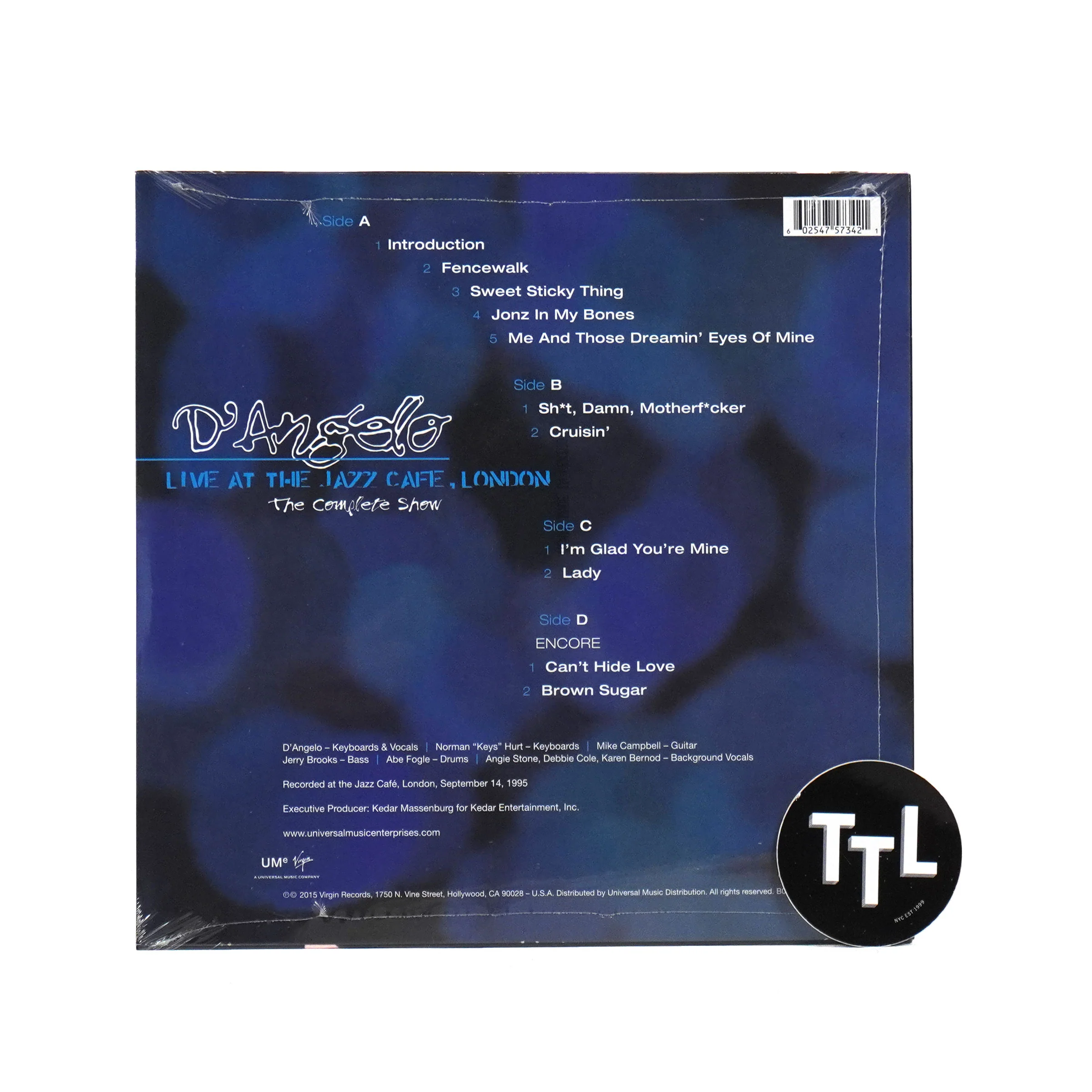 D'Angelo: Live At The Jazz Cafe, London Vinyl 2LP - Image 3