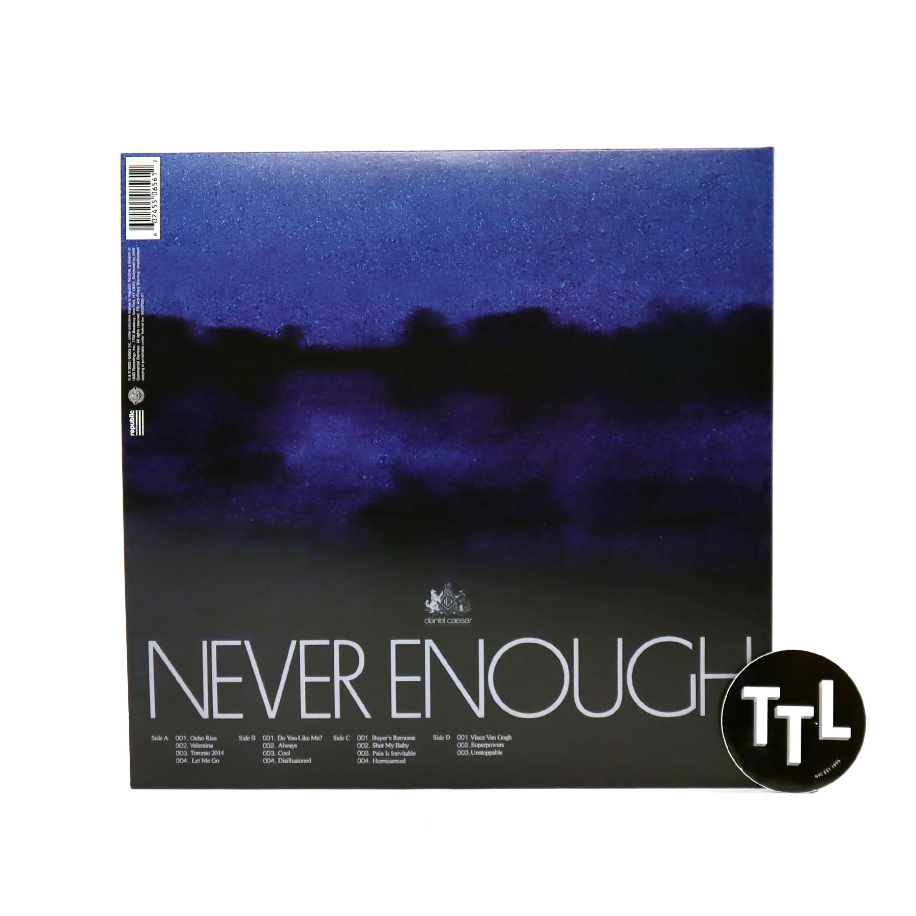 Daniel Caesar: Never Enough Vinyl 2LP - Image 3