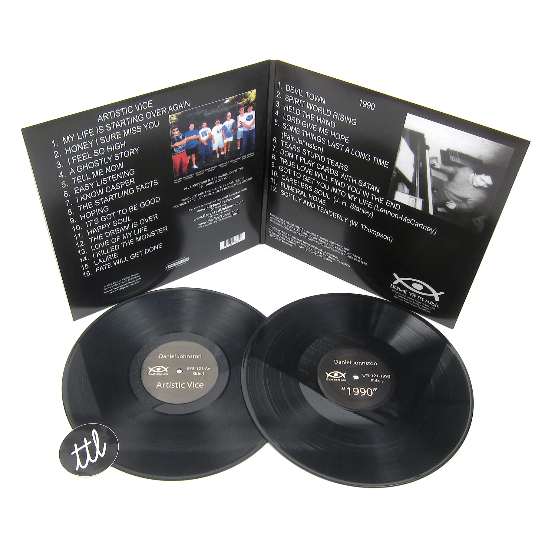 Daniel Johnston: 1990 / Artistic Vice Vinyl 2LP - Image 2