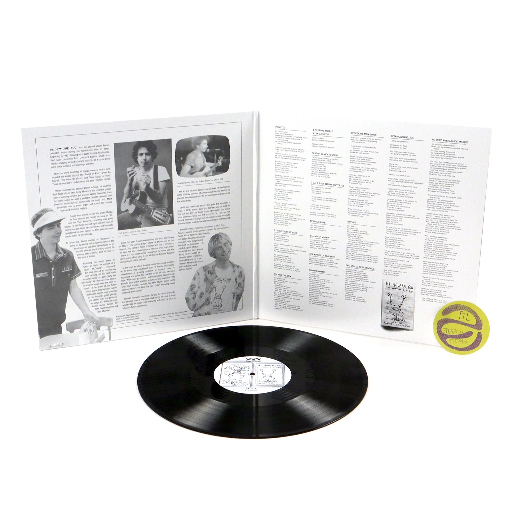 Daniel Johnston: Hi, How Are You - The Unfinished Album Vinyl LP - Image 2