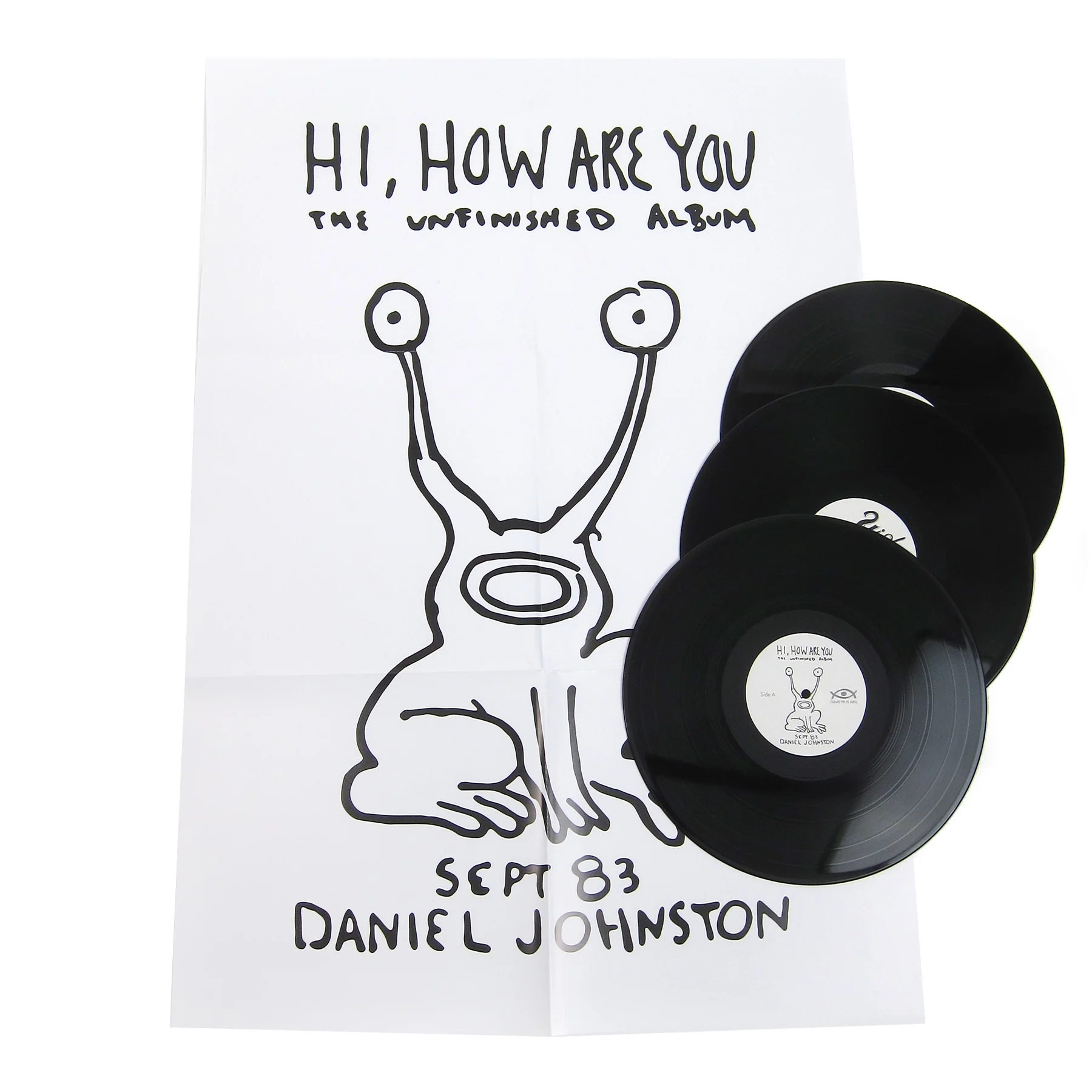 Daniel Johnston: Hi How Are You - Yip / Jump Music Vinyl 3LP - Image 3