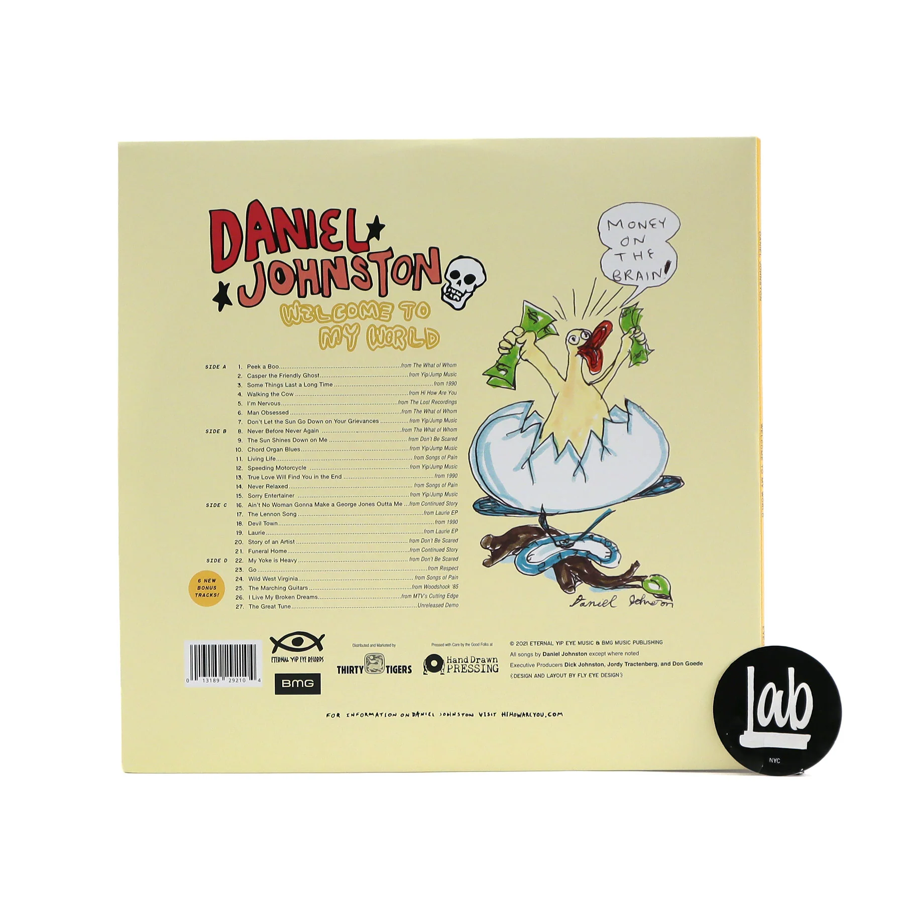 Daniel Johnston: Welcome To My World (Indie Exclusive Colored Vinyl) Vinyl 2LP - Image 3