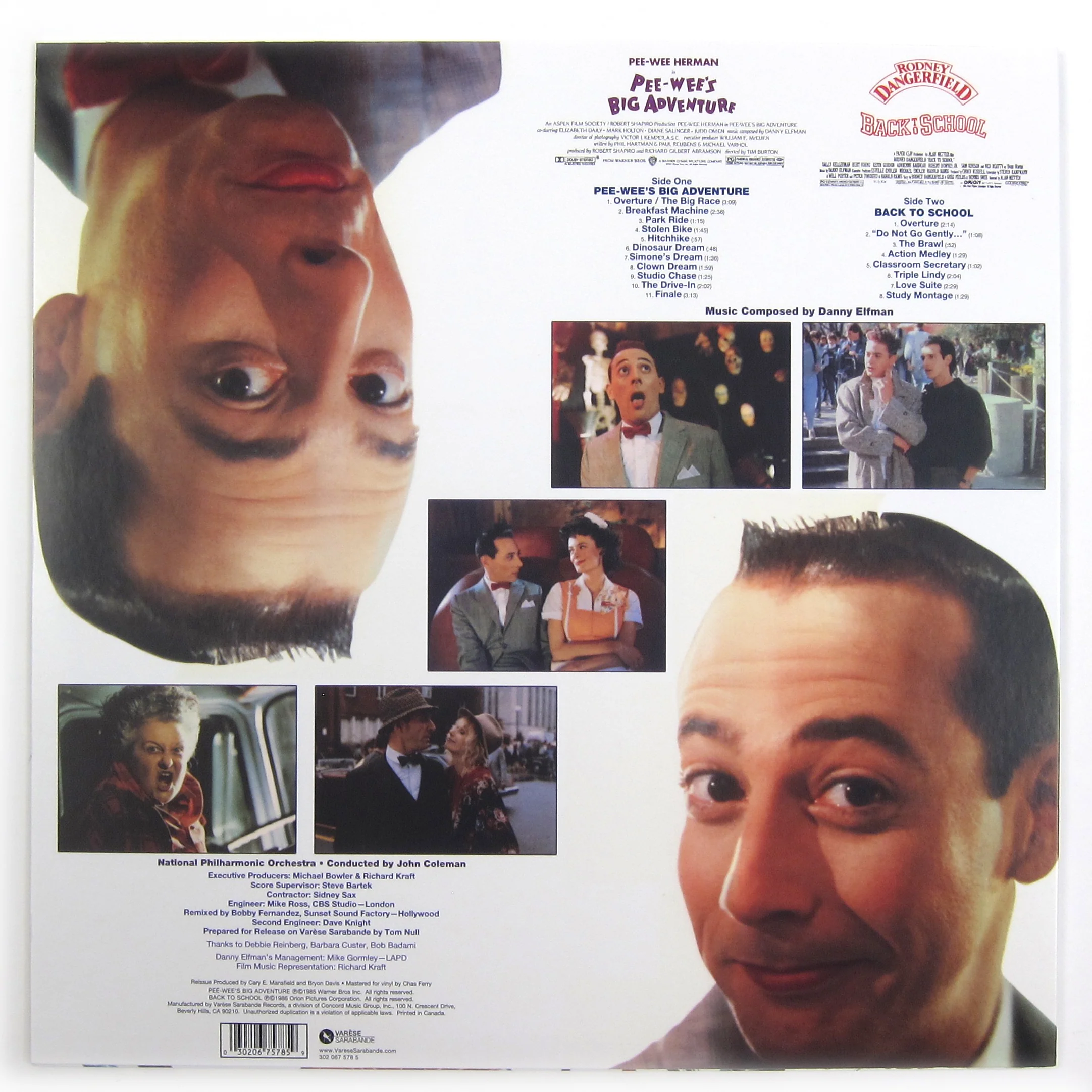 Danny Elfman: Pee-Wee's Big Adventure / Back To School Soundtracks Vinyl LP - Image 2