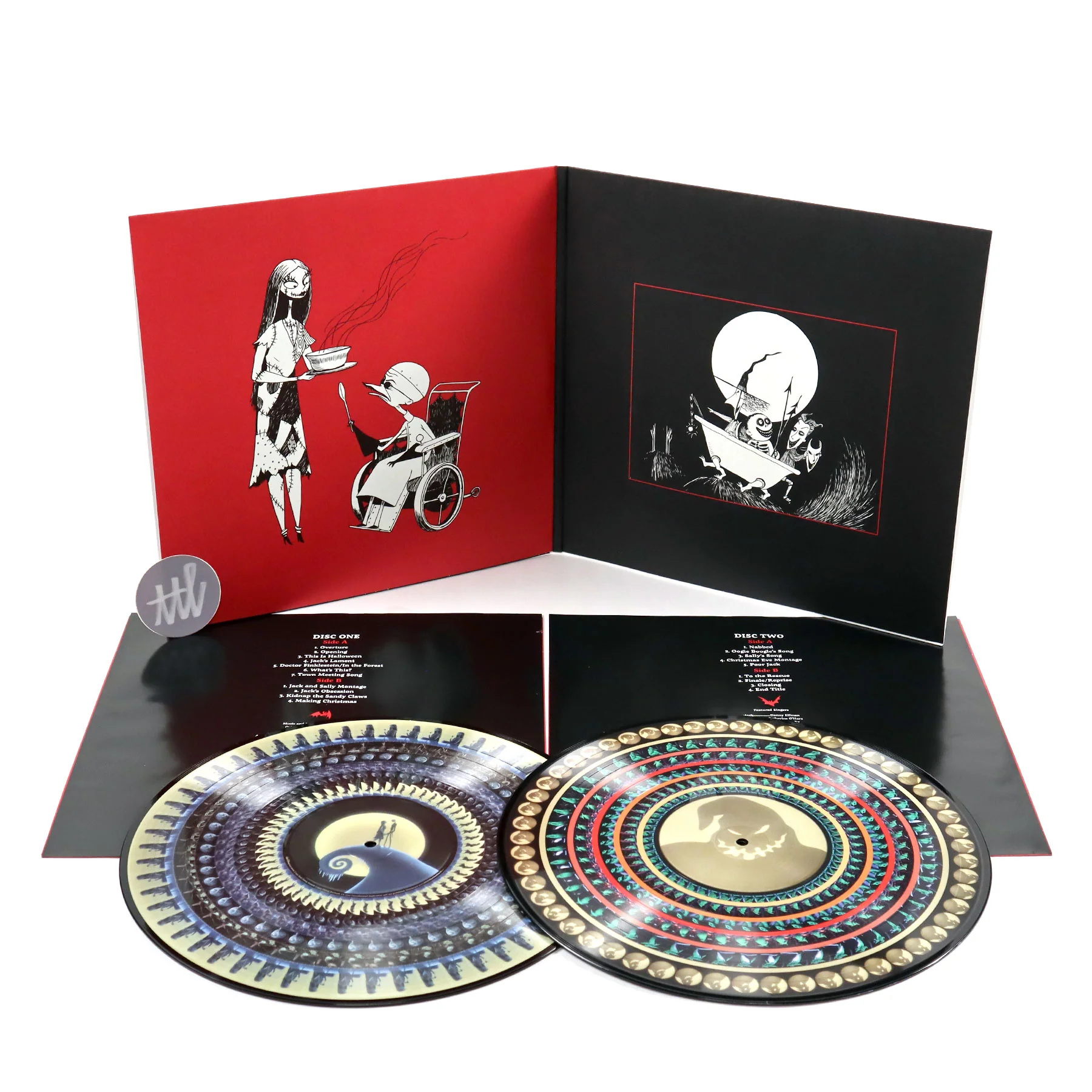 Danny Elfman: The Nightmare Before Christmas Soundtrack (Zoetropic Pic Disc) Vinyl 2LP - Image 2