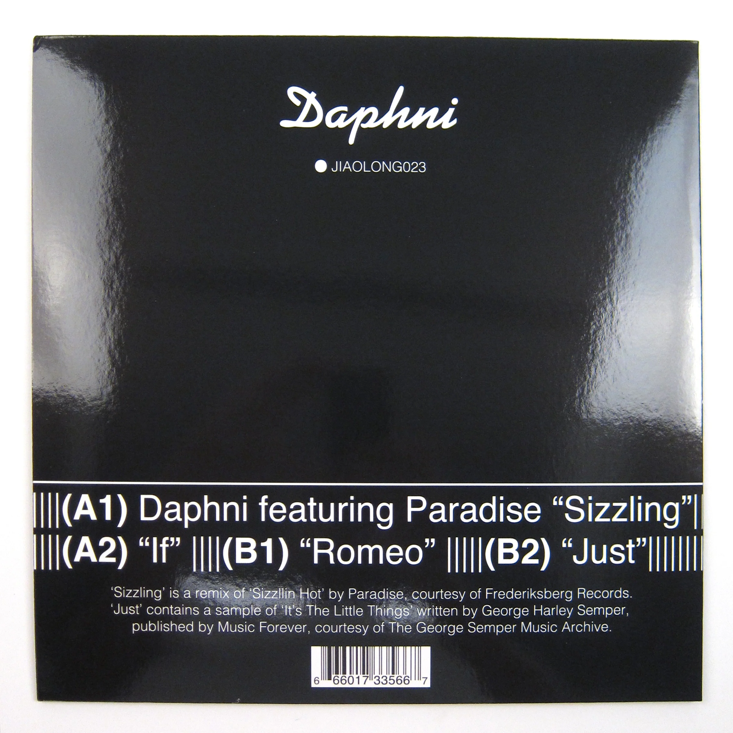 Daphni: Sizzling EP Vinyl 12" - Image 2