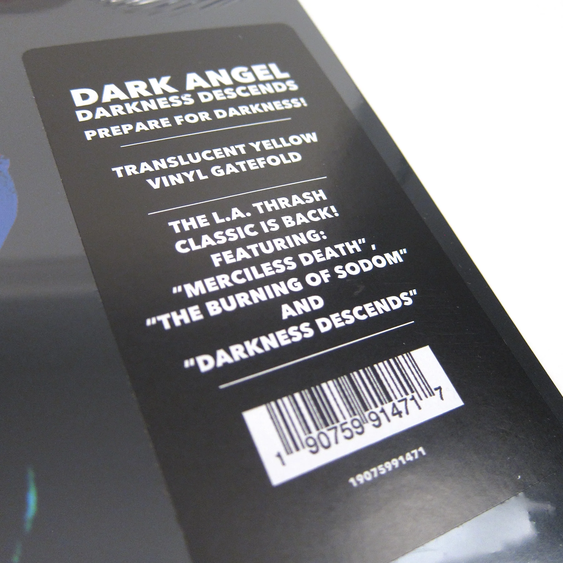 Dark Angel: Darkness Descends (180g Colored Vinyl) Vinyl LP - Image 4