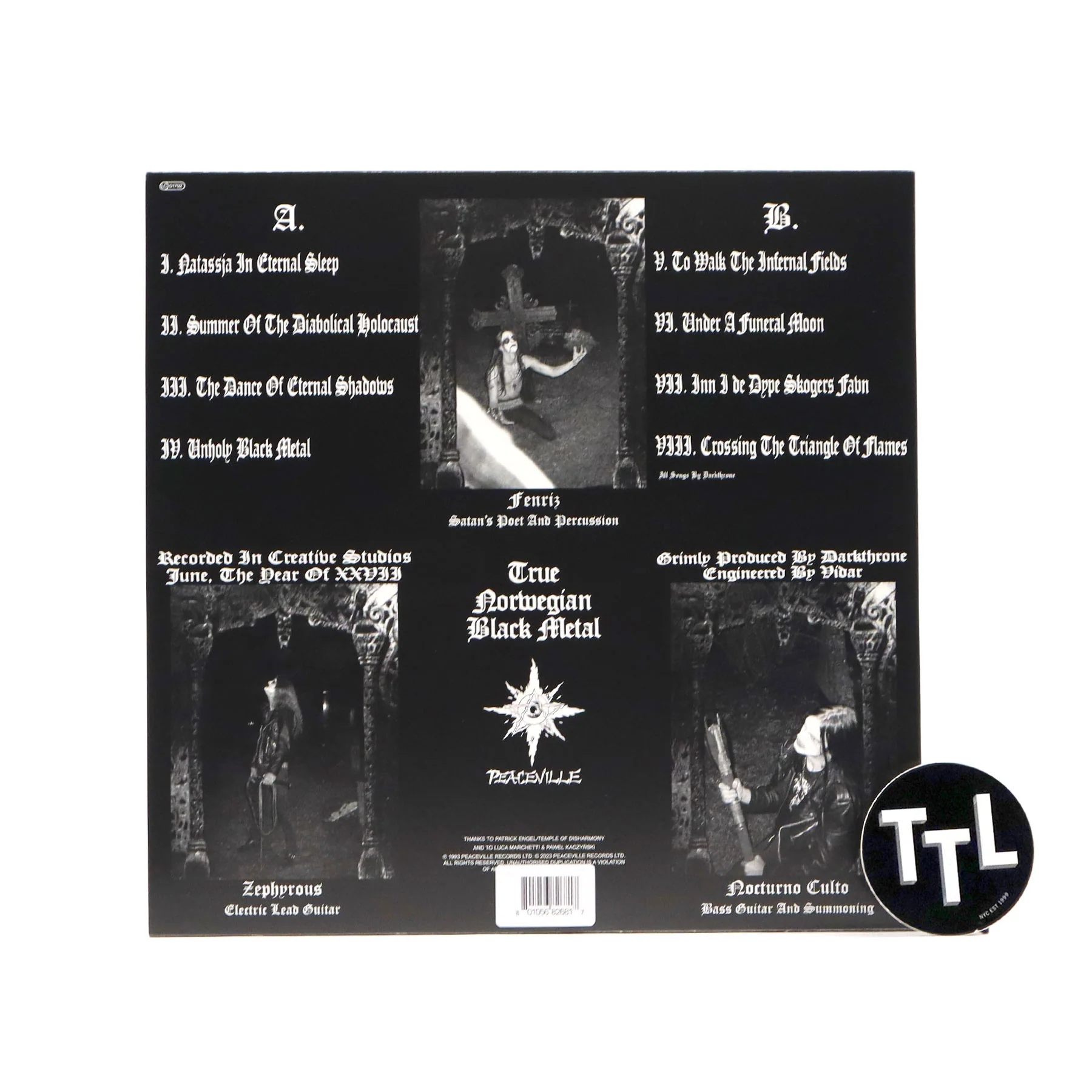Darkthrone: Under A Funeral Moon (Colored Vinyl) Vinyl LP - Image 3