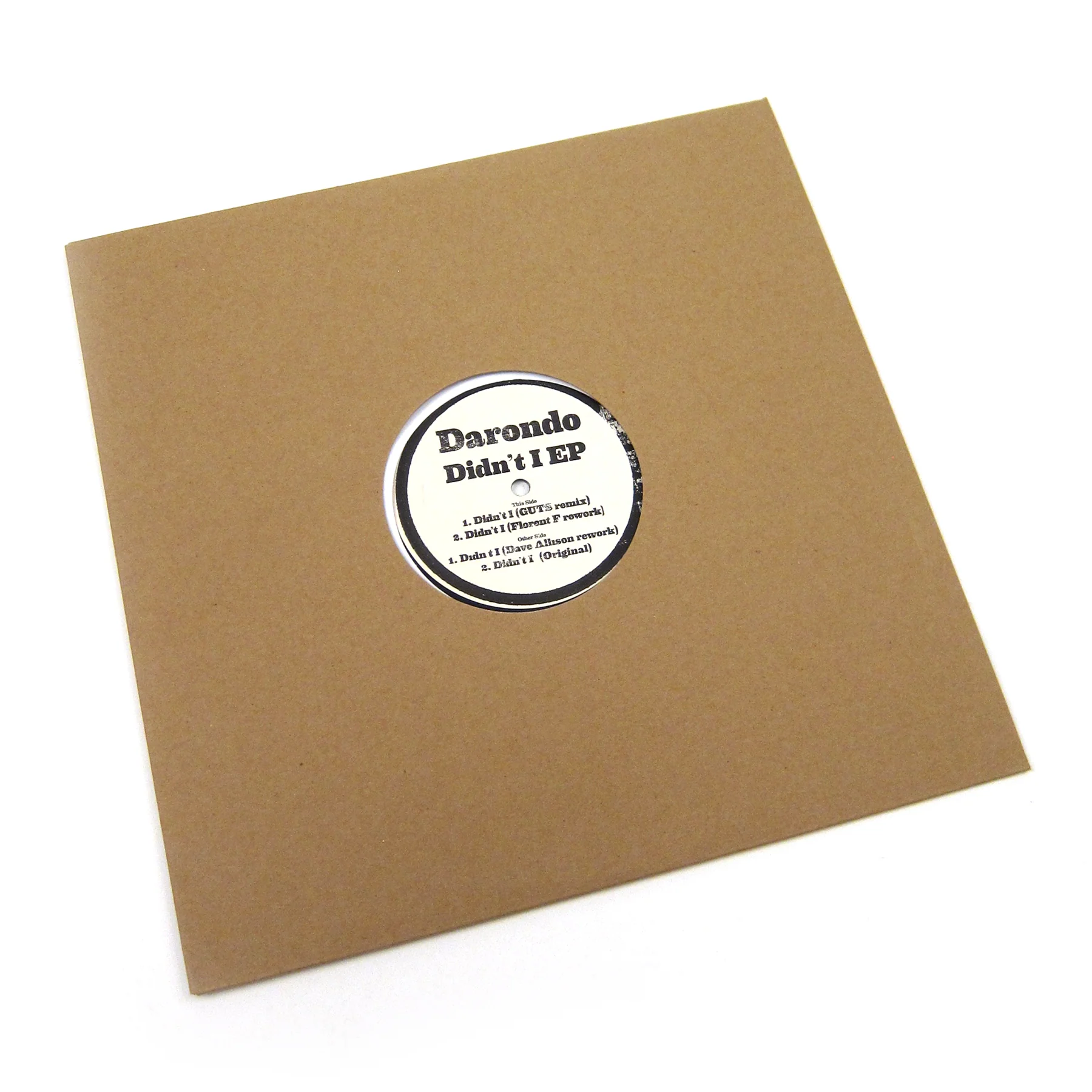 Darondo: Didn't I Edits Vinyl 12" - Image 2