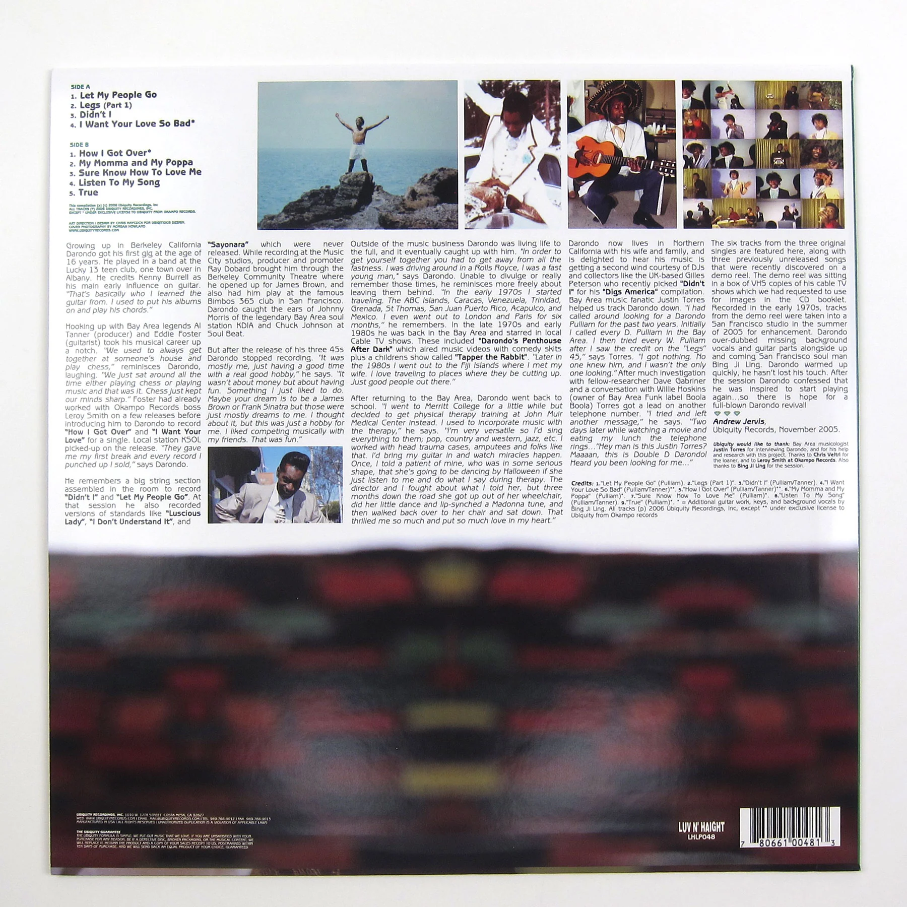 Darondo: Let My People Go Vinyl LP - Image 2