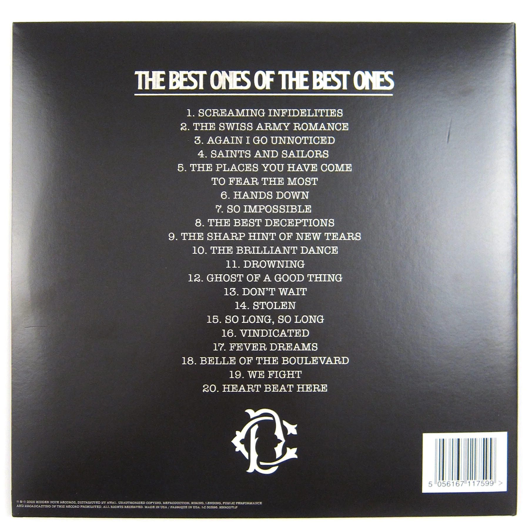 Dashboard Confessional: Best Ones Of The Best Ones (Cream Colored Vinyl) Vinyl 2LP - Image 2