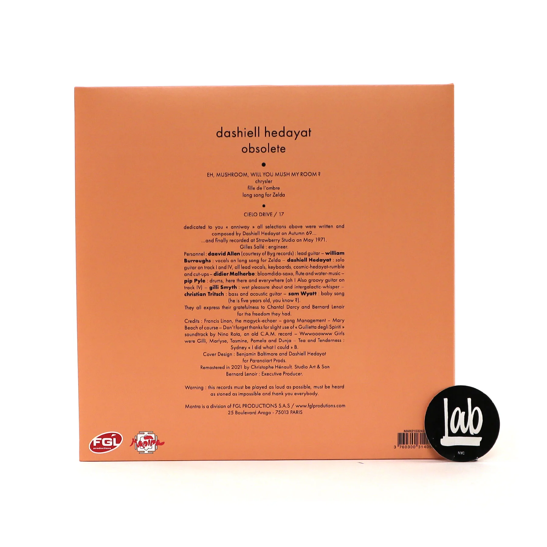 Dashiell Hedayat: Obsolete (Colored Vinyl) Vinyl LP - Image 3