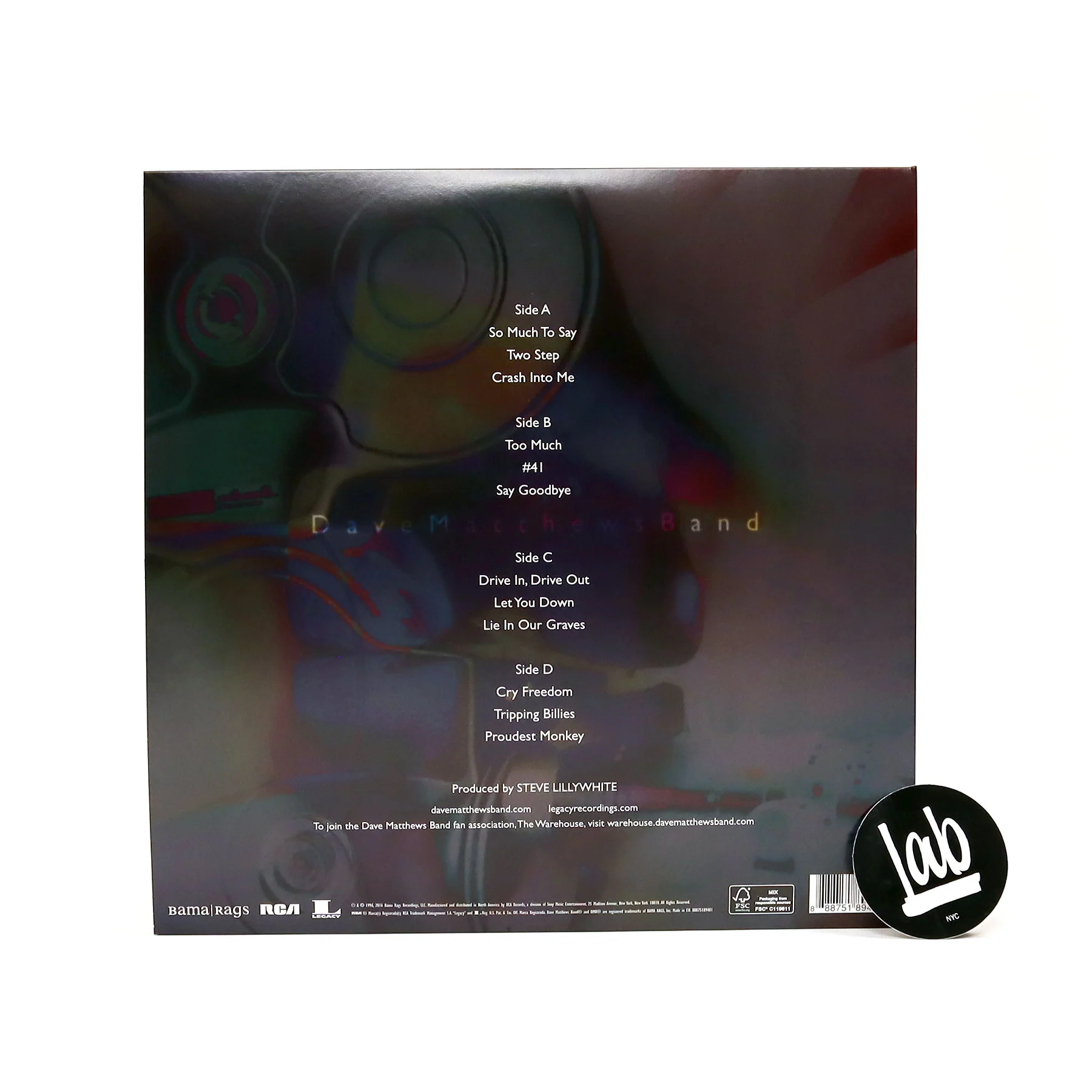 Dave Matthews Band: Crash - 20th Anniversary Edition (180g) Vinyl 2LP - Image 3