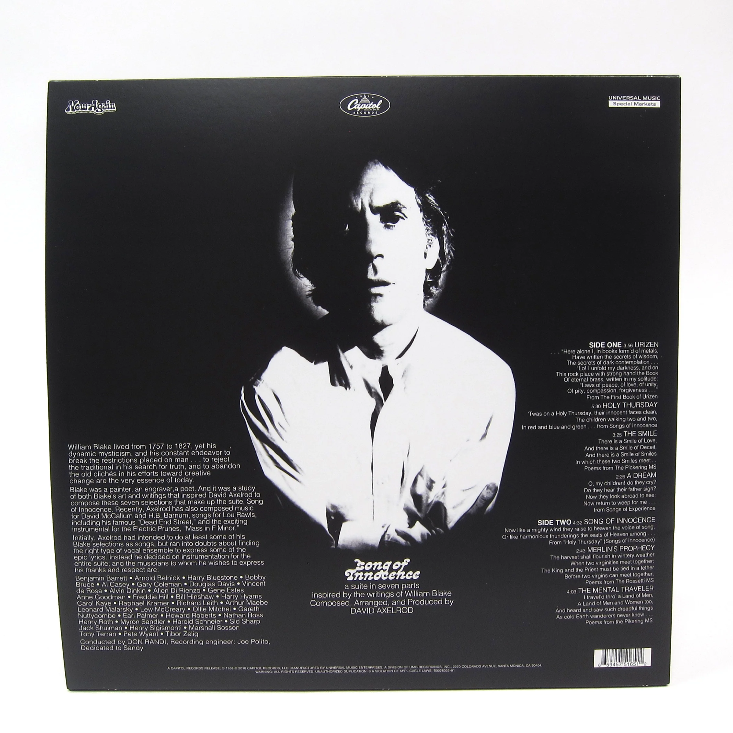David Axelrod: Song Of Innocence Vinyl LP - Image 3