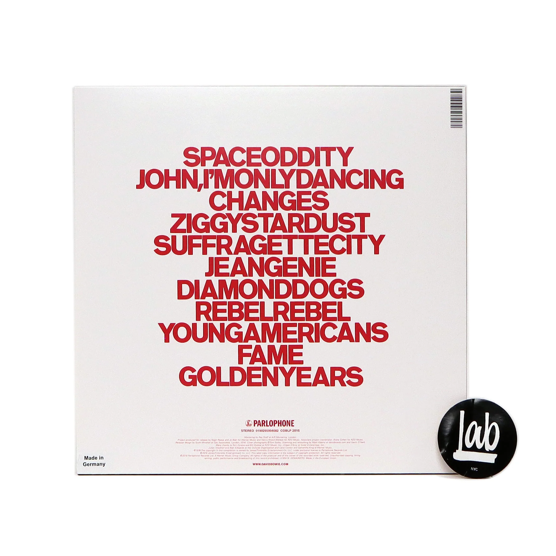 David Bowie: Changesonebowie (180g) Vinyl LP - Image 2