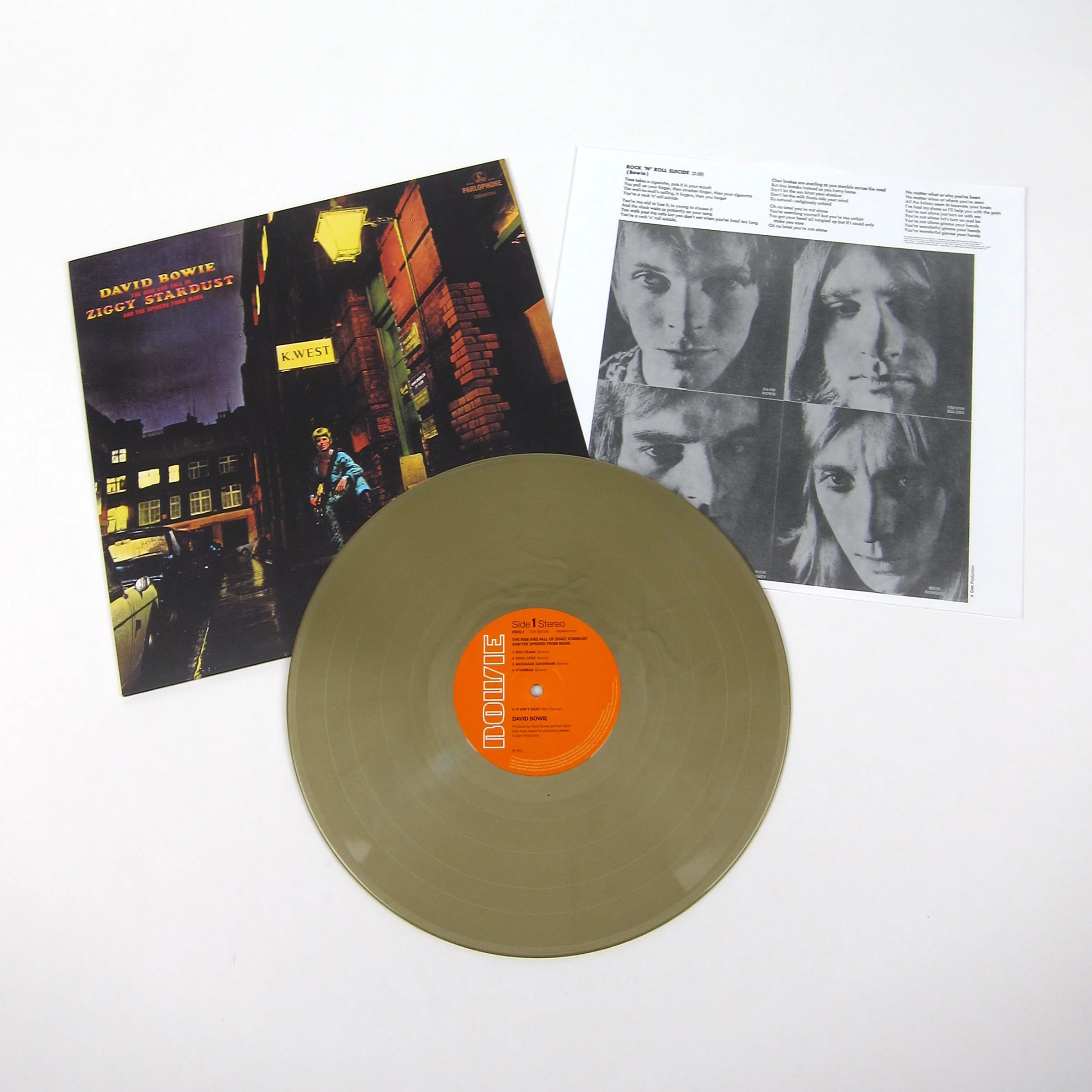 David Bowie: The Rise and Fall Of Ziggy Stardust And The Spiders From Mars (Gold Colored Vinyl) Vinyl LP - Image 2
