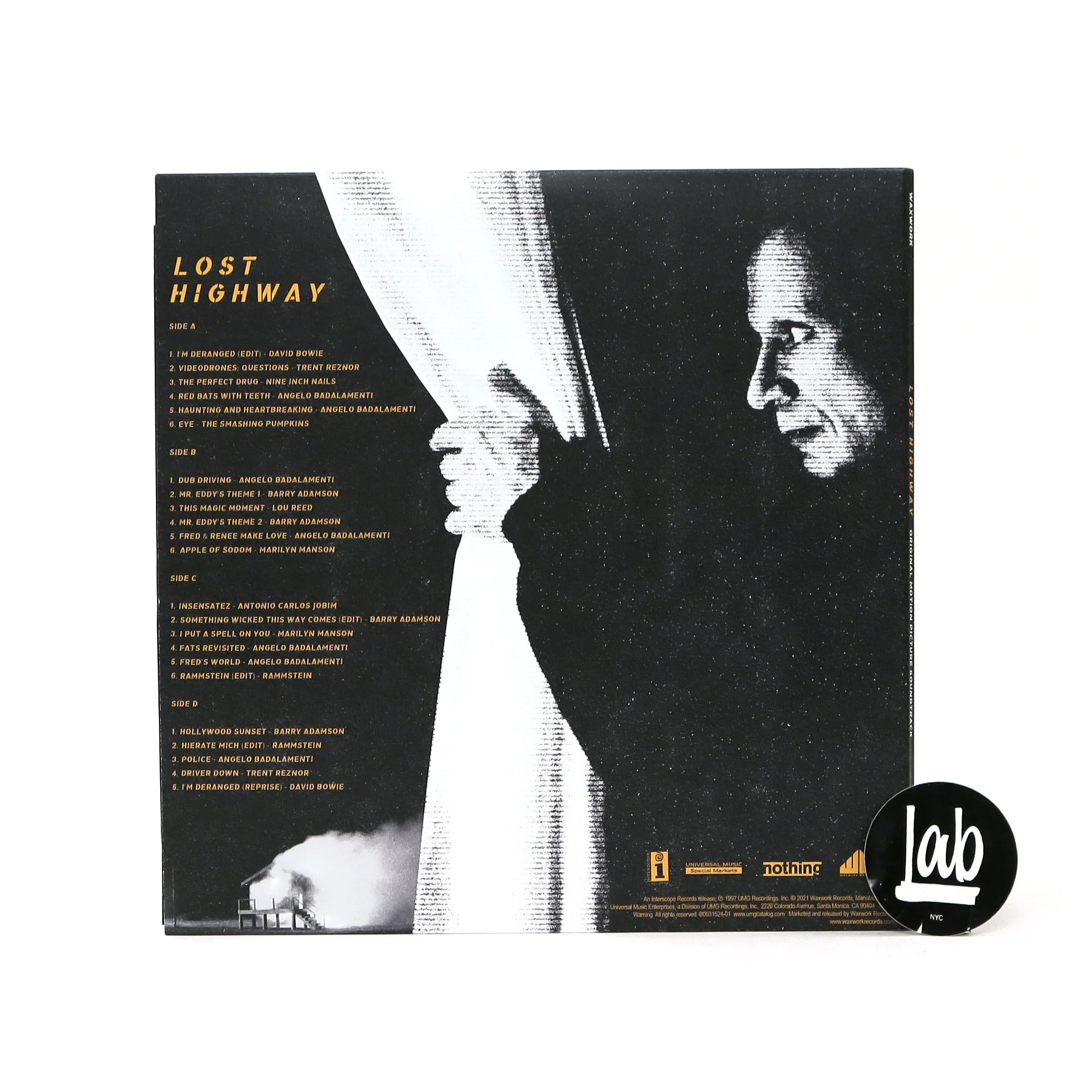 David Lynch: Lost Highway 25th Anniversary Soundtrack (Colored Vinyl) Vinyl 2LP - Image 3