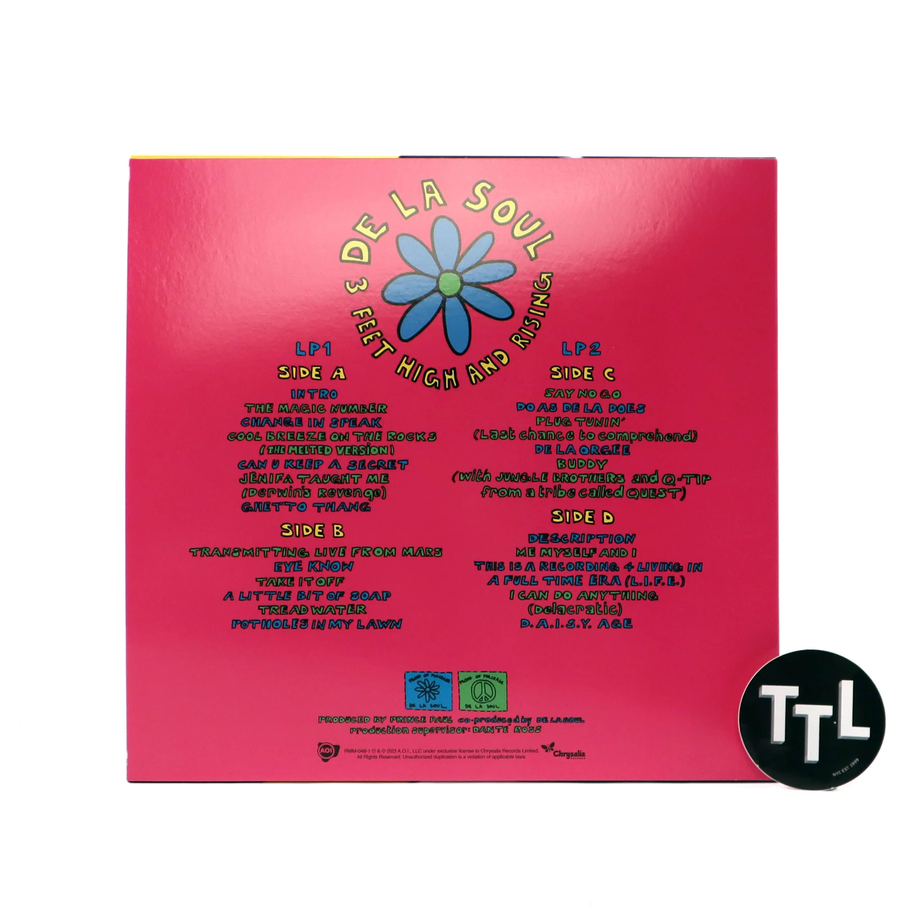 De La Soul: 3 Feet High And Rising (180g Colored Vinyl) Vinyl 2LP - Image 5