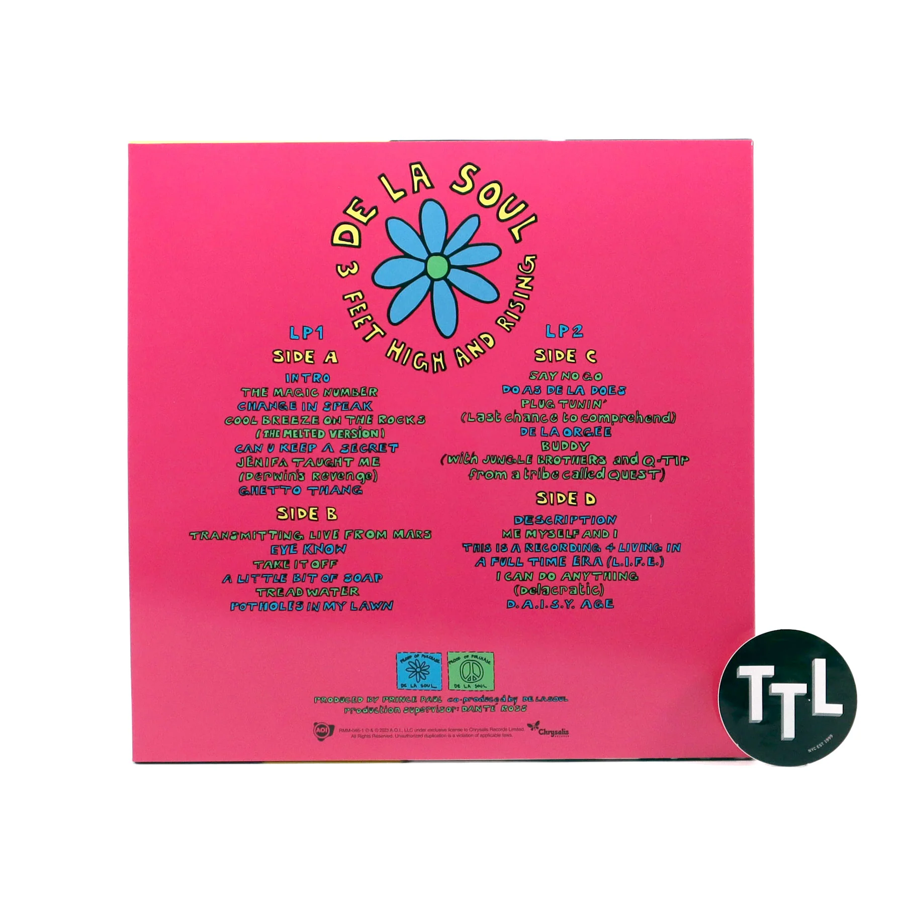 De La Soul: 3 Feet High And Rising (180g) Vinyl 2LP - Image 4