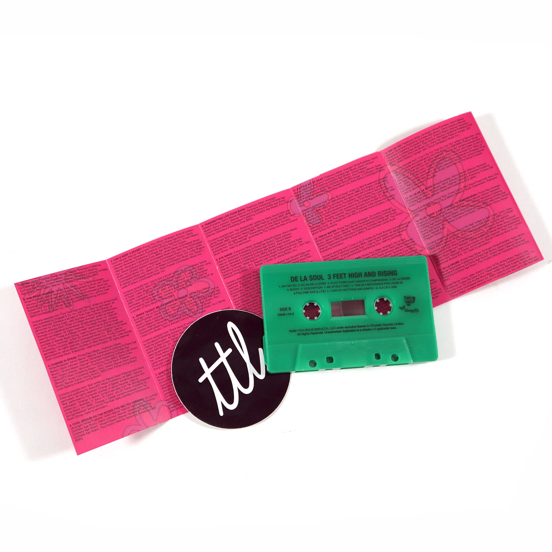 De La Soul: 3 Feet High And Rising Cassette - Image 4