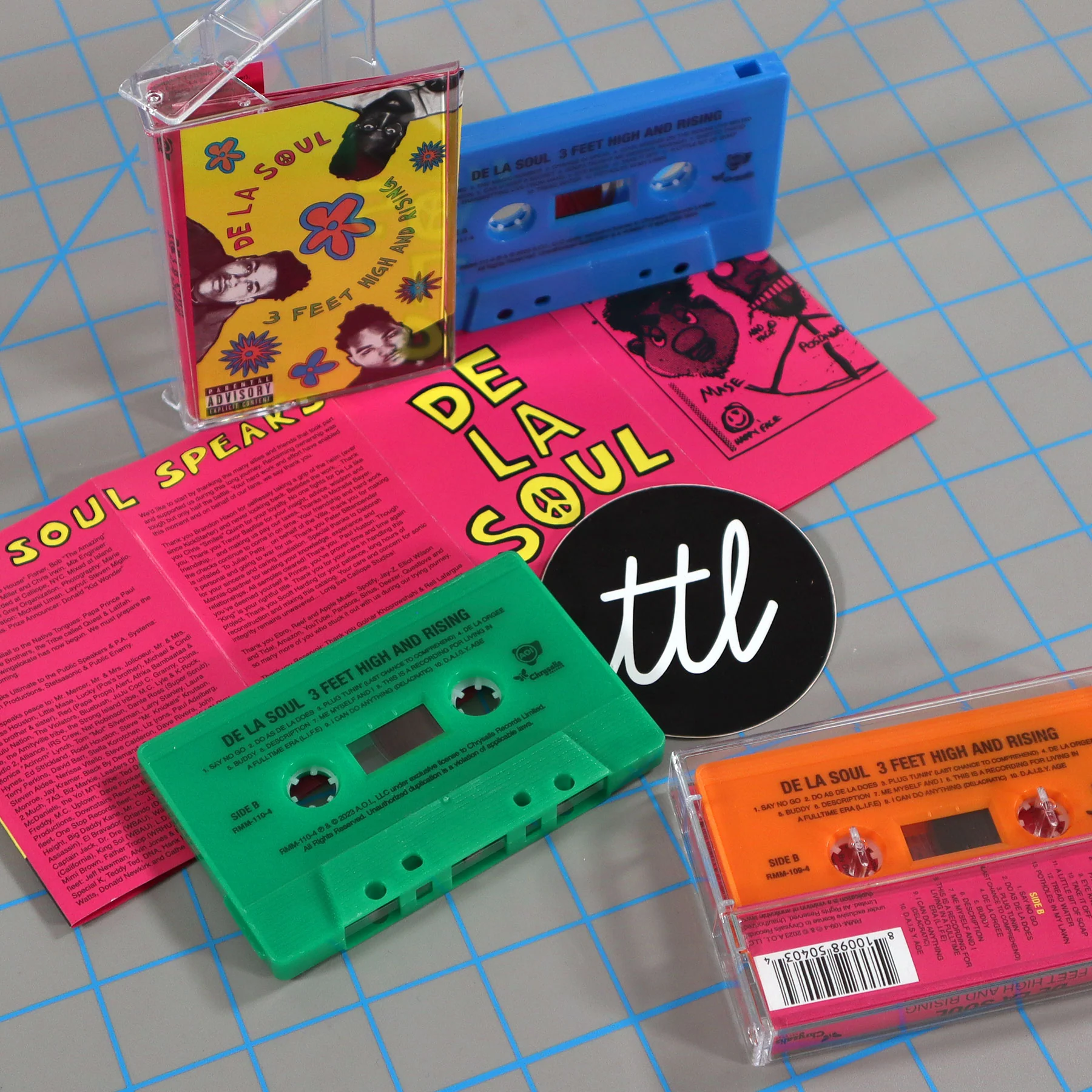 De La Soul: 3 Feet High And Rising Cassette - Image 8