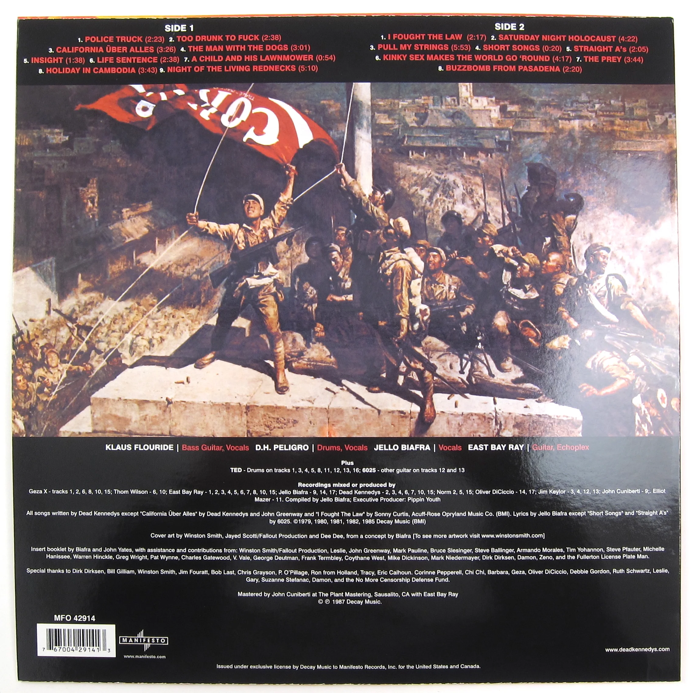 Dead Kennedys: Give Me Convenience Or Give Me Death Vinyl LP - Image 3