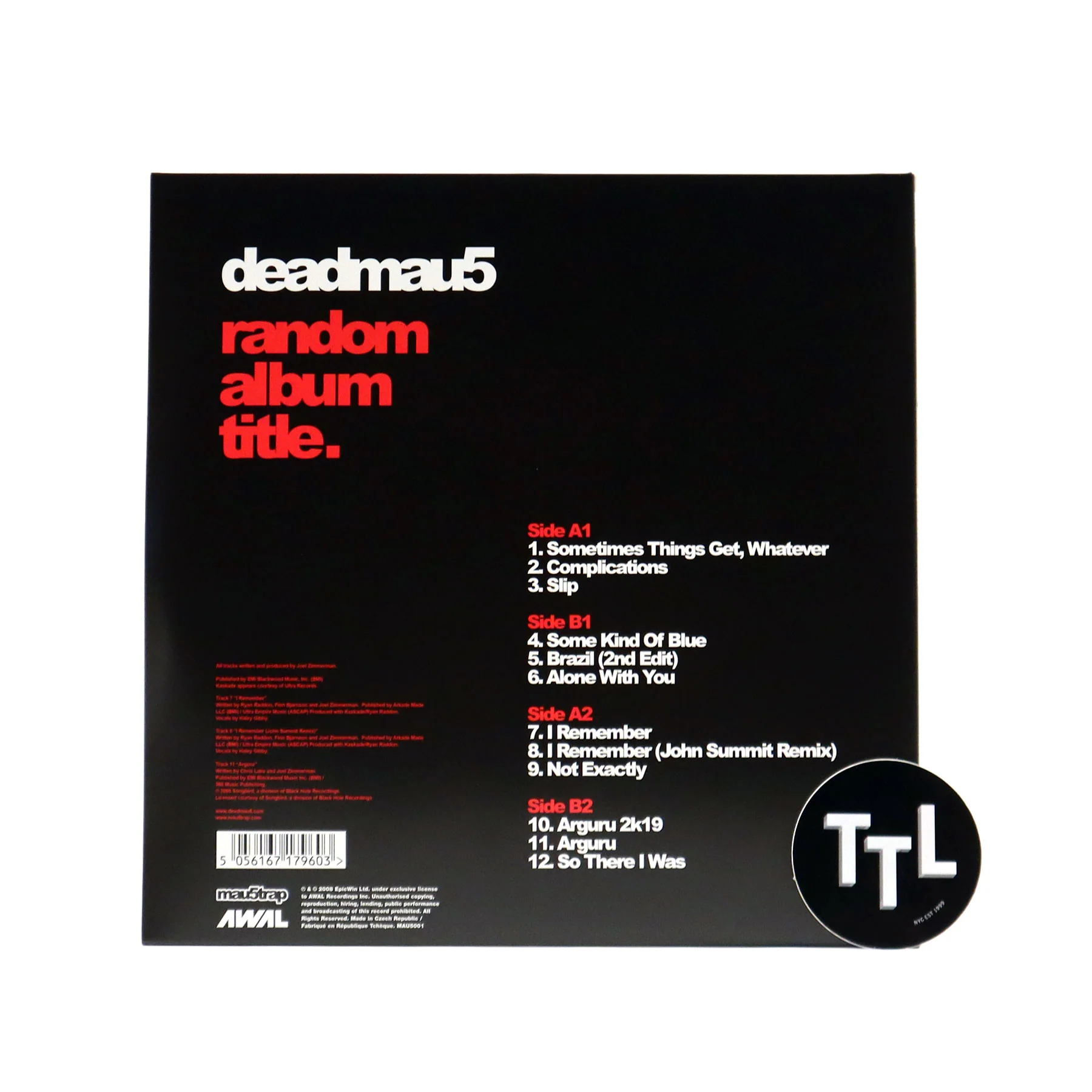 Deadmau5: Random Album Title (Colored Vinyl) Vinyl 2LP - Image 3