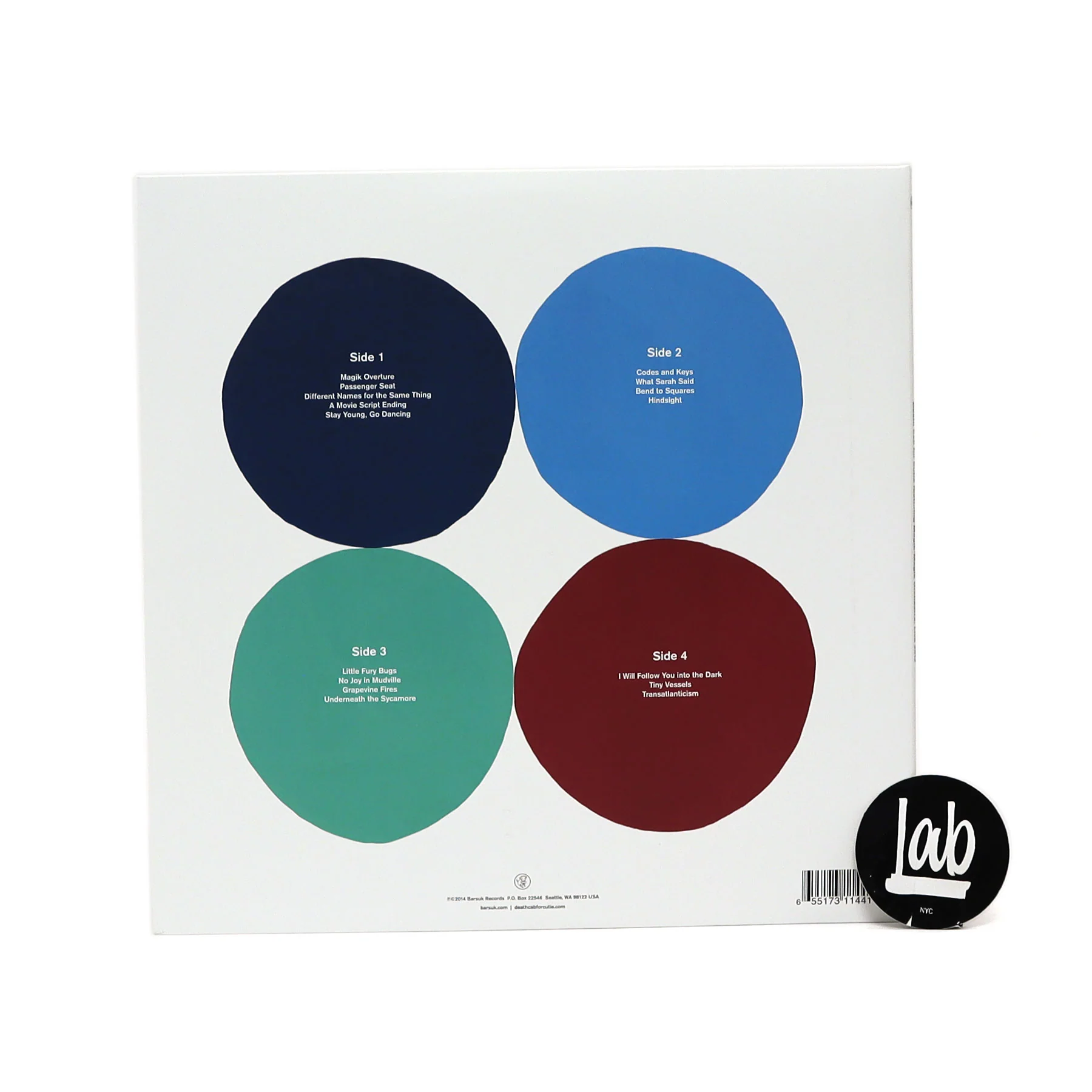 Death Cab For Cutie: Live 2012 (Indie Exclusive Colored Vinyl) Vinyl 2LP - Image 3