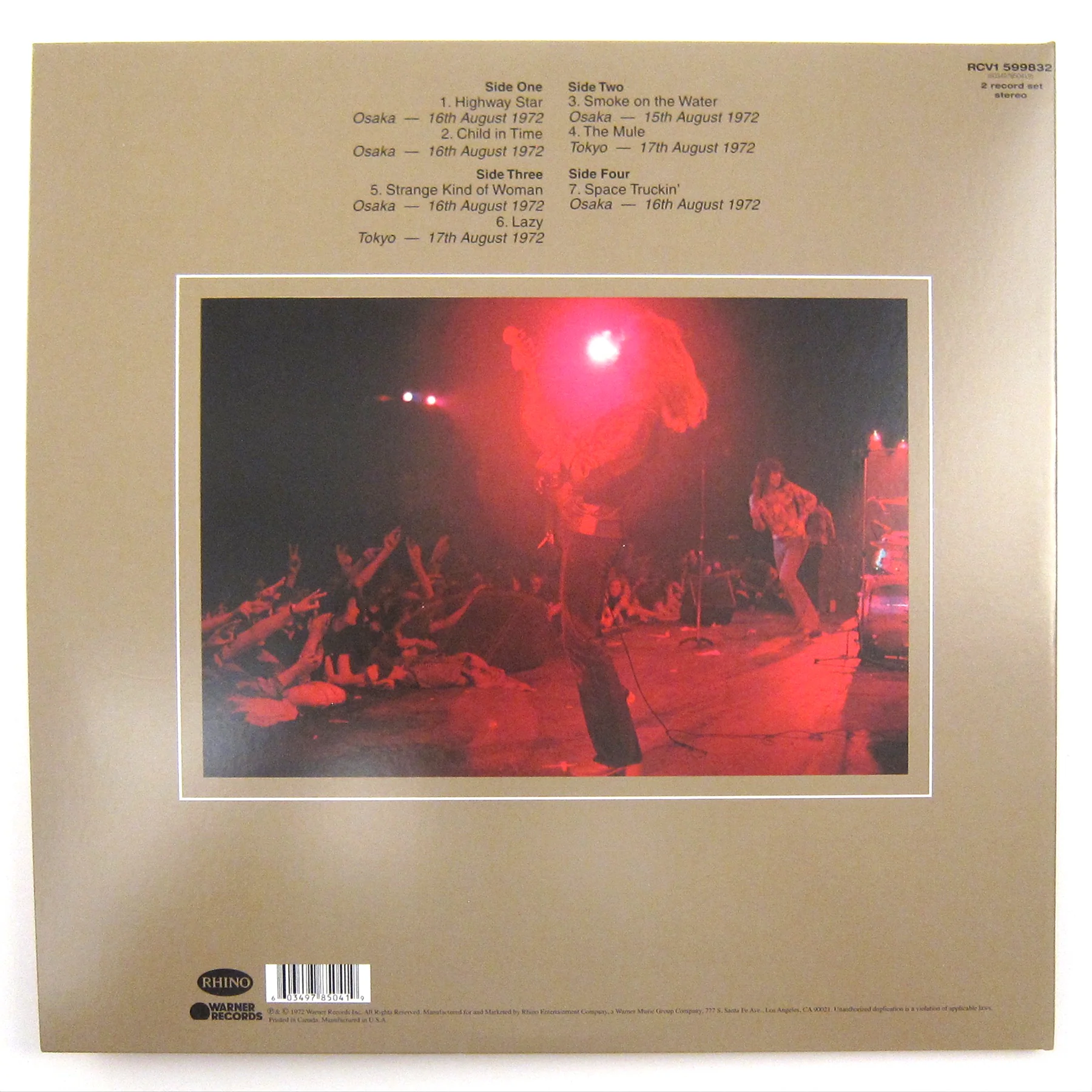 Deep Purple: Made in Japan (Indie Exclusive Colored Vinyl) Vinyl 2LP - Image 3