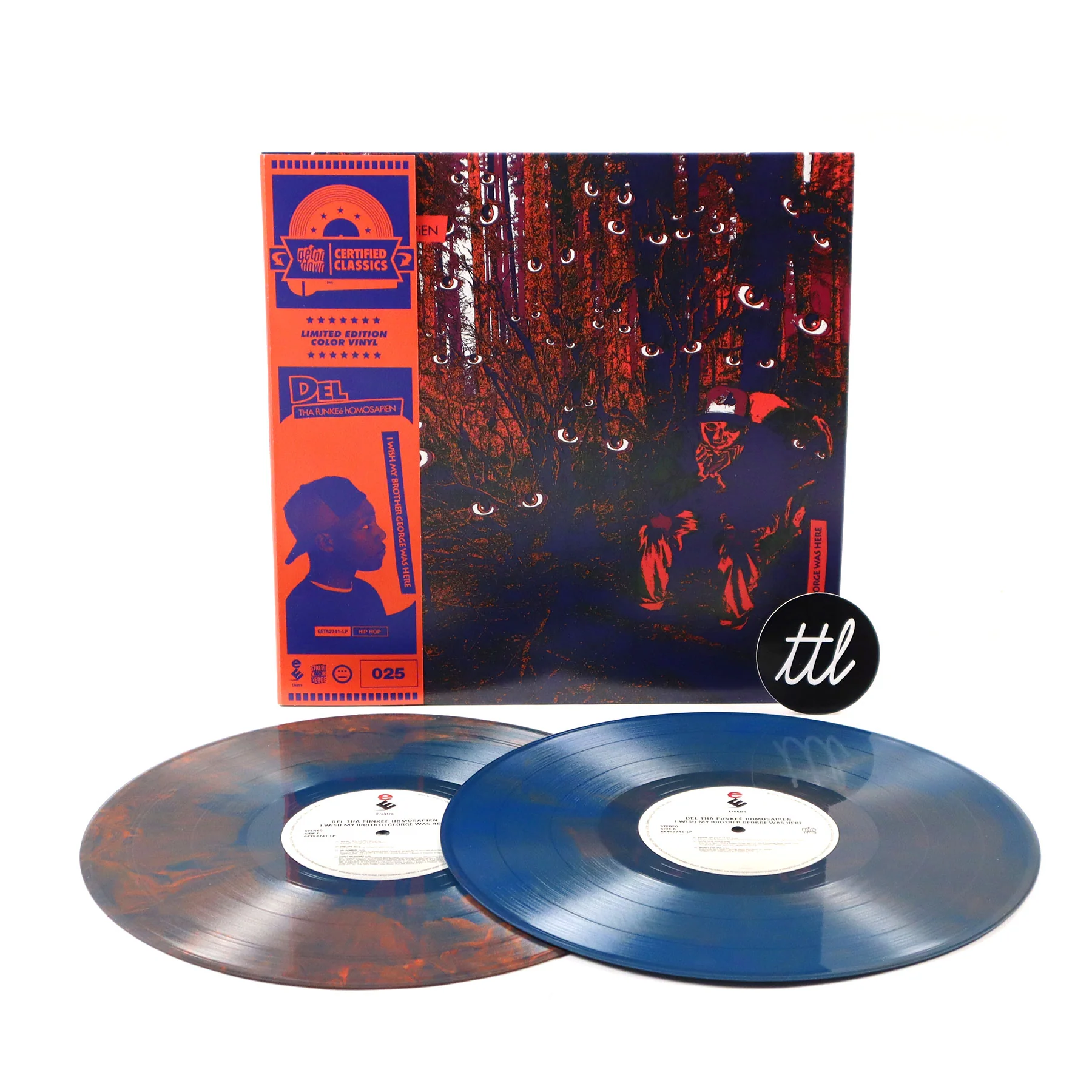 Del Tha Funkee Homosapien: I Wish My Brother George Was Here (Colored Vinyl) Vinyl 2LP - Image 2