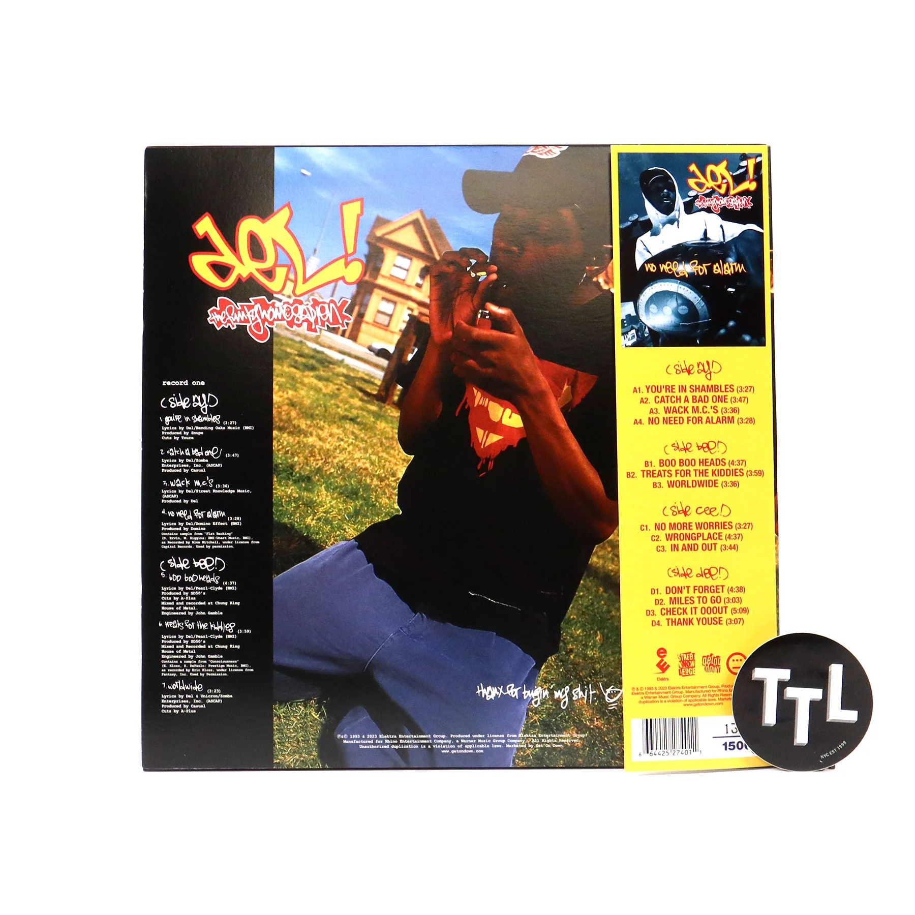 Del Tha Funkee Homosapien: No Need For Alarm (Colored Vinyl) Vinyl 2LP - LIMIT 1 PER CUSTOMER - Image 3