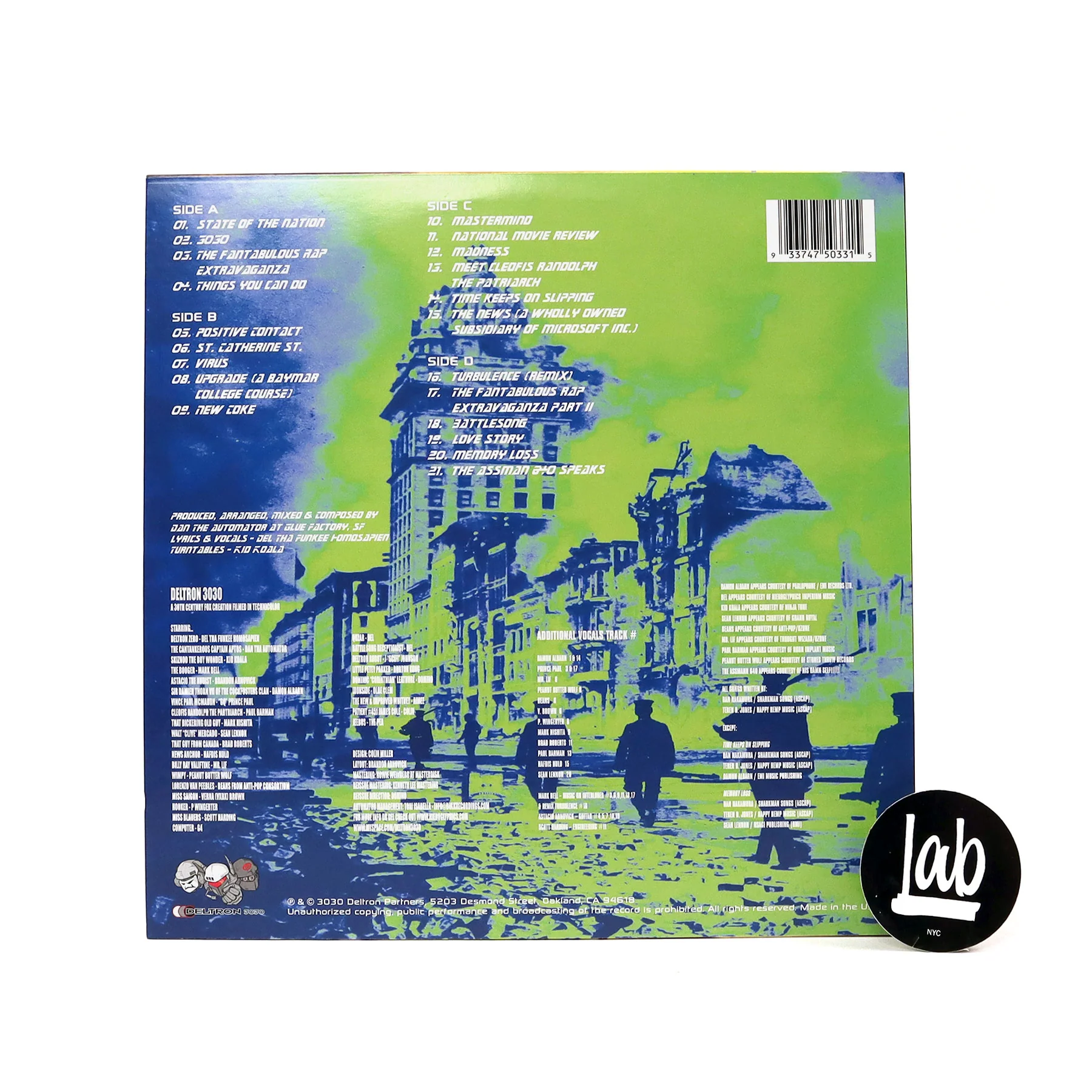 Deltron 3030: Deltron 3030 Vinyl 2LP - Image 3
