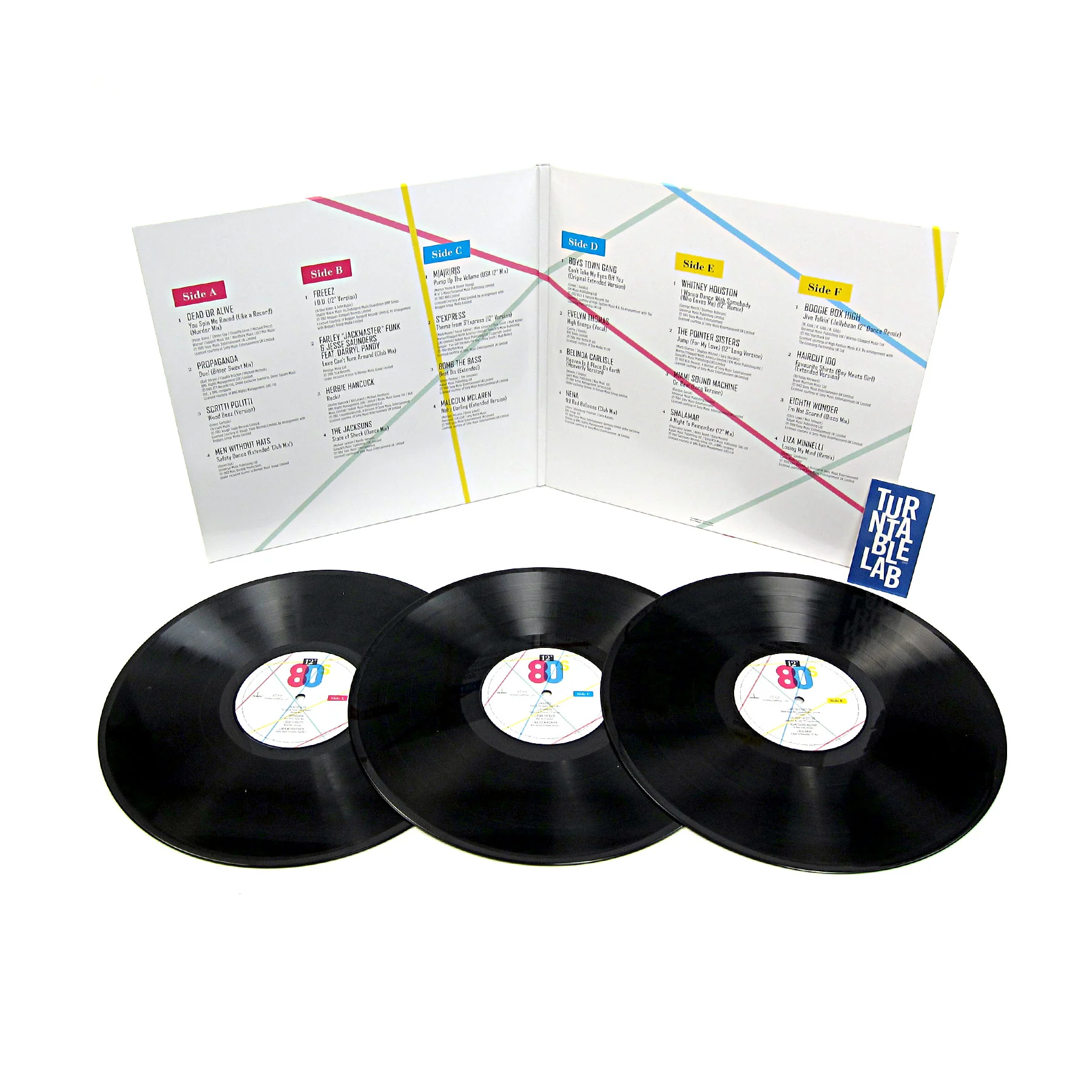 Demon Records: 12" 80s (Extended Mixes) Vinyl 3LP - Image 2